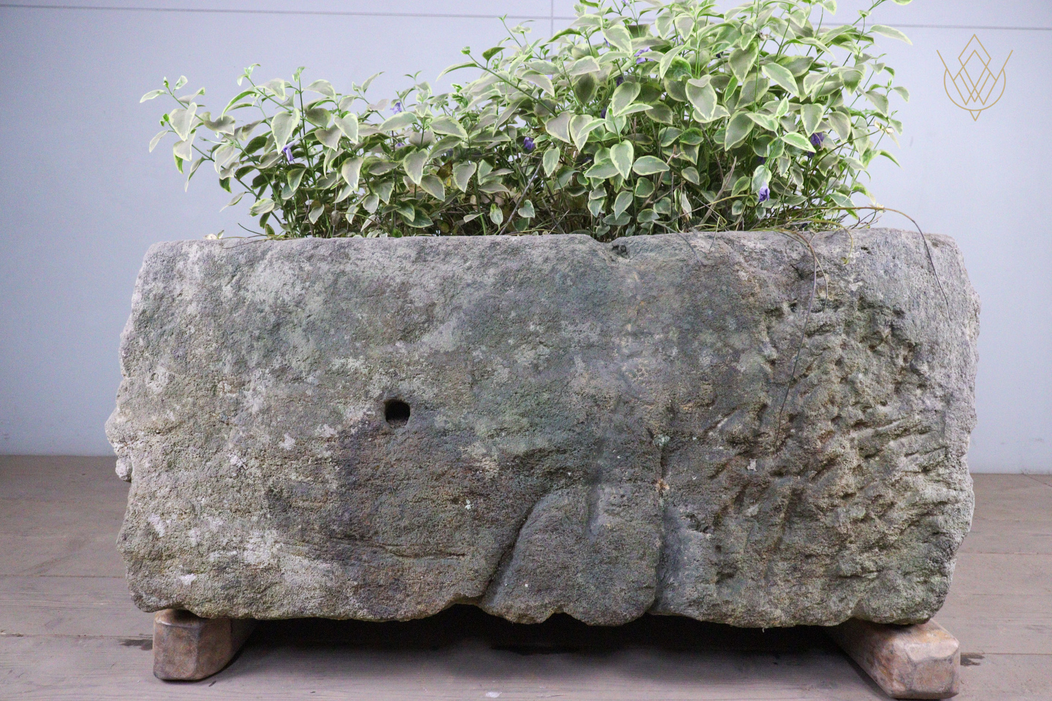 Large 18th Century Planted Sandstone Water Trough - WM12479 - Image 11