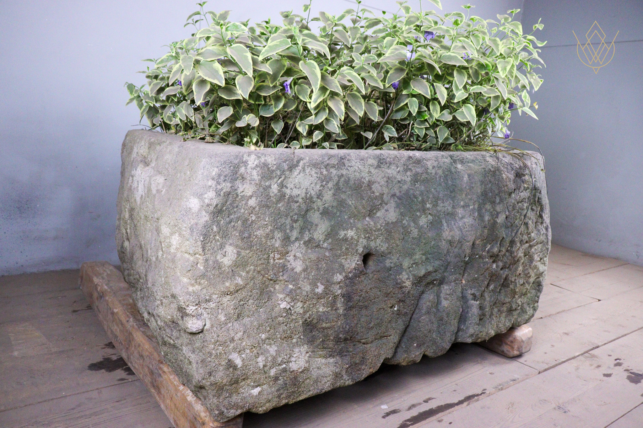 Large 18th Century Planted Sandstone Water Trough - WM12479 - Image 9
