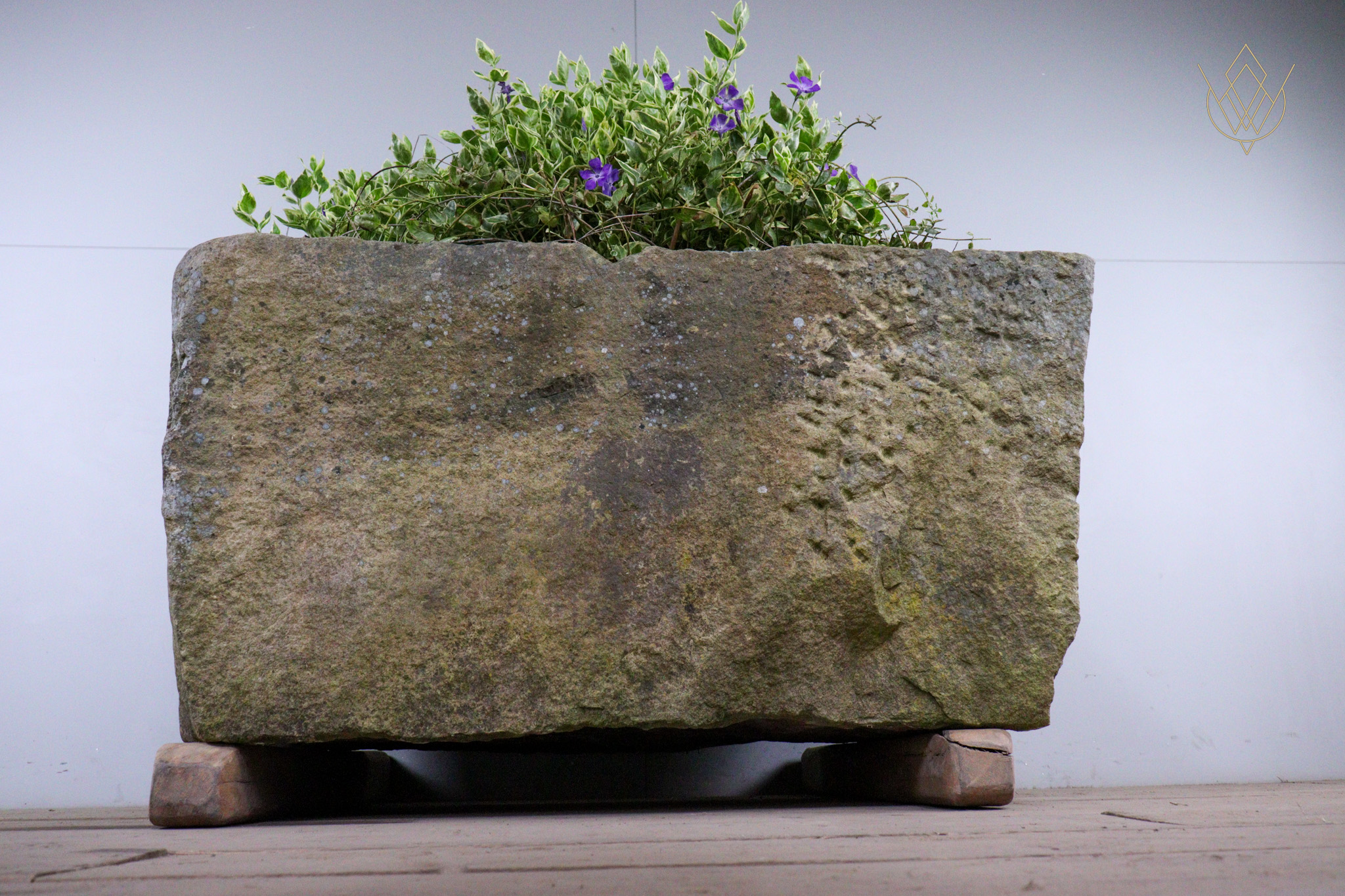 Large 18th Century Planted Sandstone Water Trough - WM12479 - Image 5