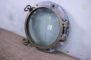 Antique Bronze Ships Port Hole Window - WM12516