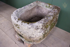 18th Century Gritstone D Shape Pump Stone Trough - WM12524