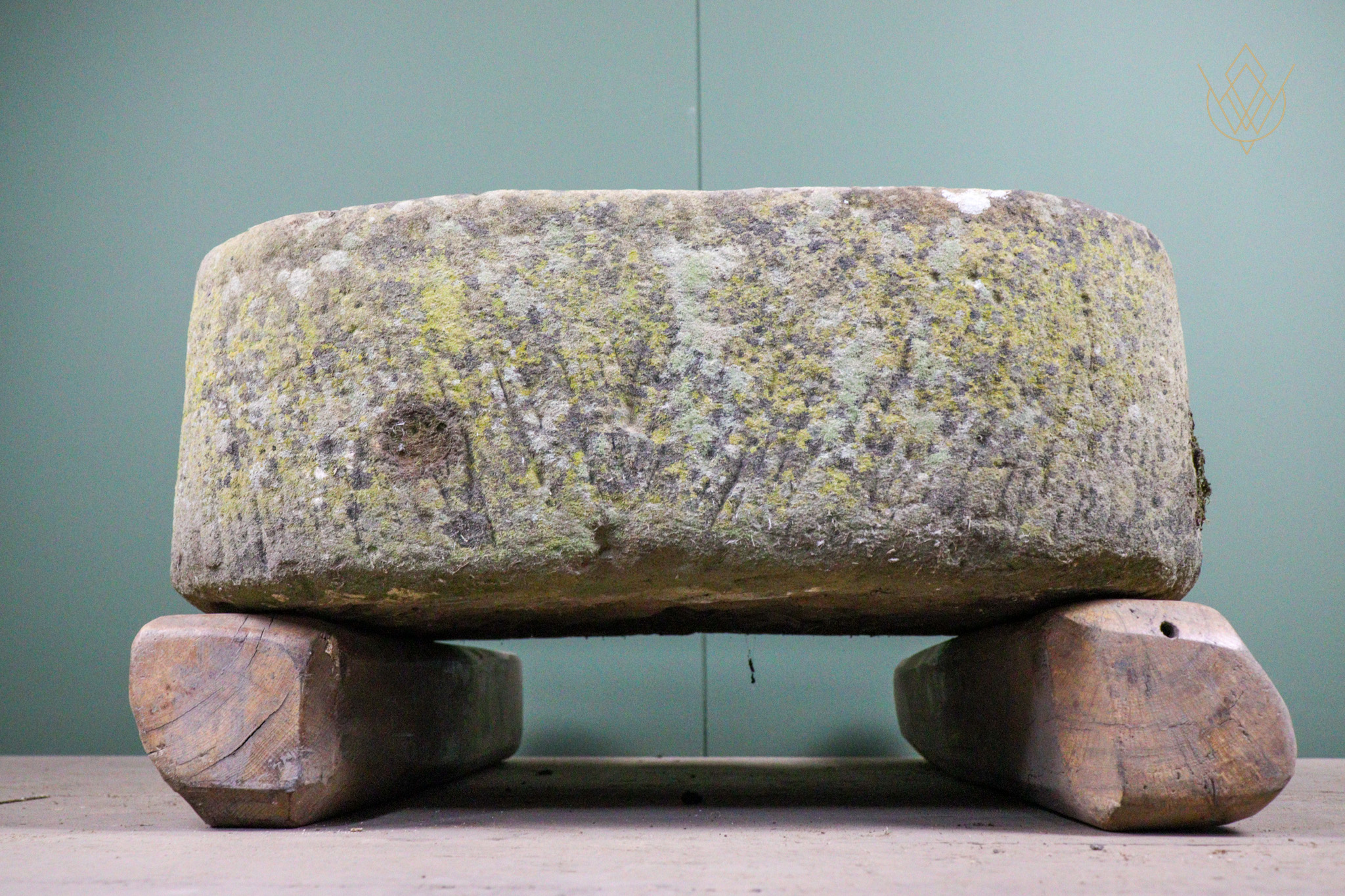 18th Century Sandstone D Shape Pump Stone Trough - WM12525 - Image 4