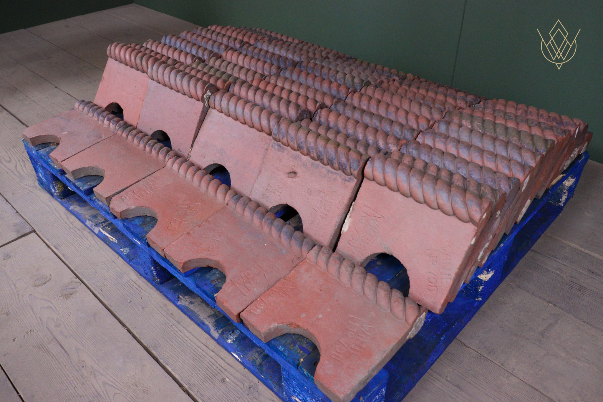 60x Victorian Red Terracotta Clay Rope Edging - WM12526 - Image 8