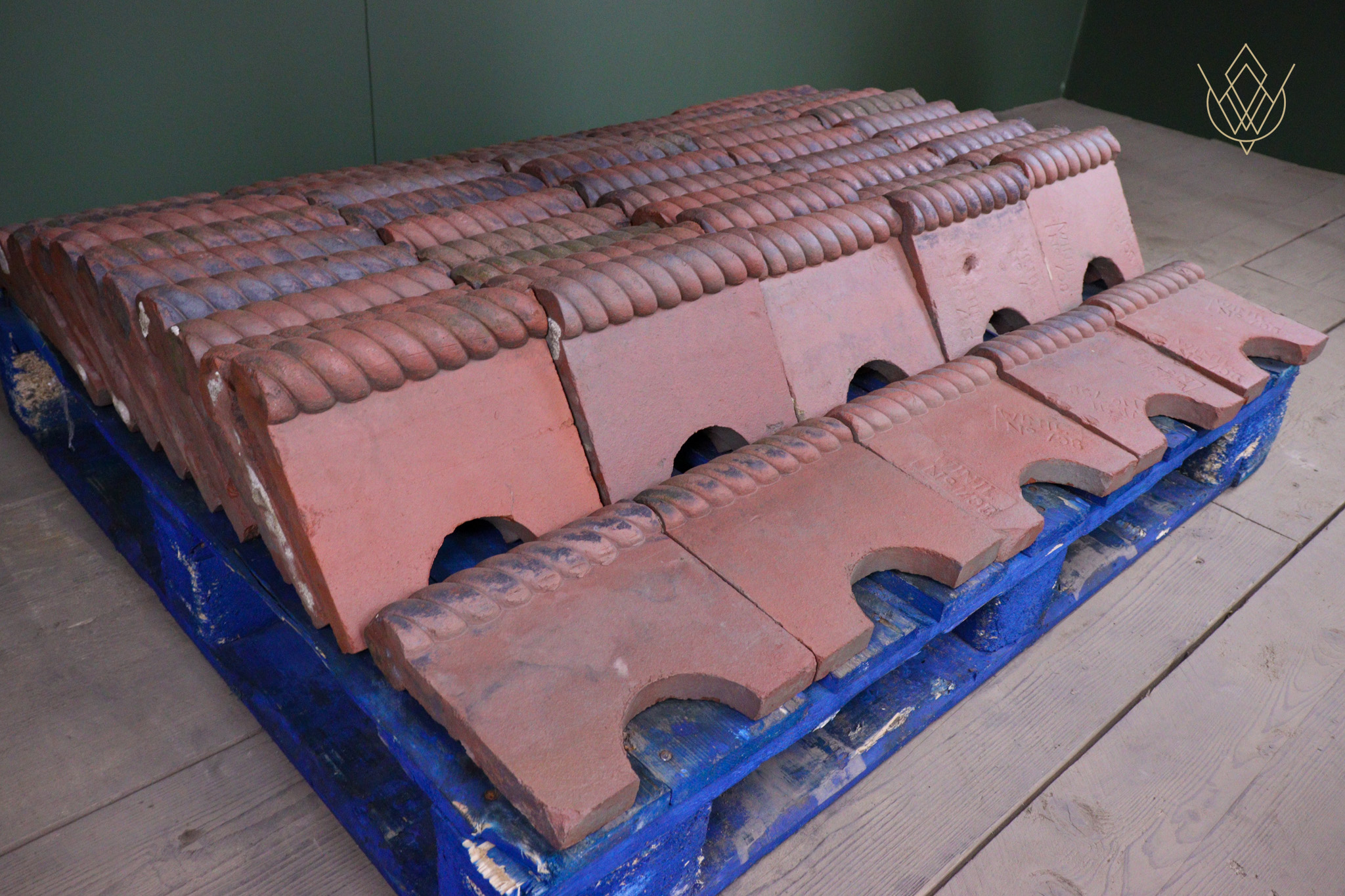 60x Victorian Red Terracotta Clay Rope Edging - WM12526 - Image 3