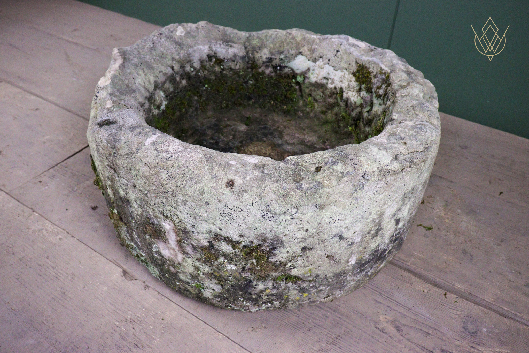 Round 18th Century Sandstone Pig Trough - WM12533