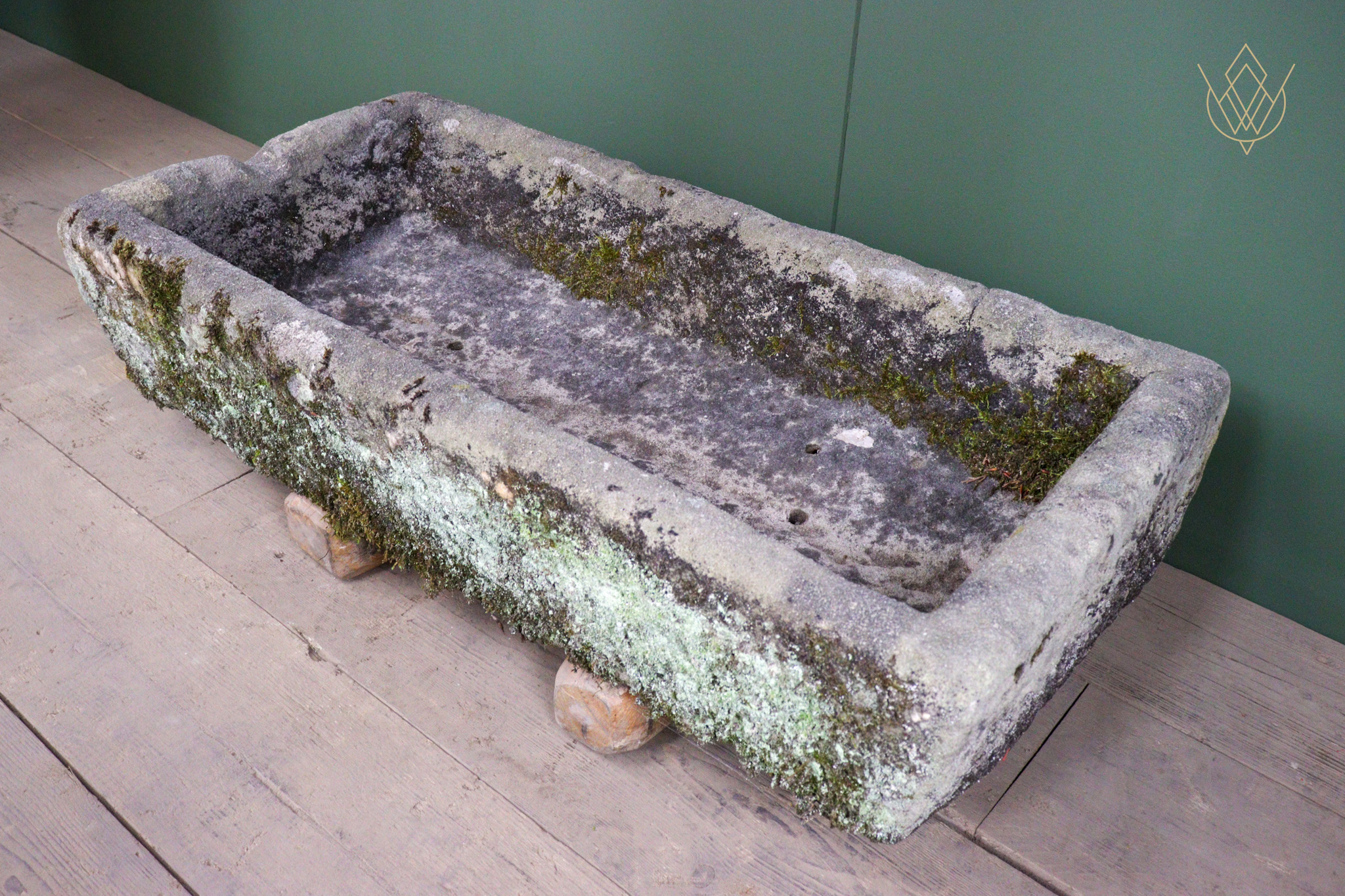 Large 18th Century Gritstone Water Trough/Stone Planter - WM12539