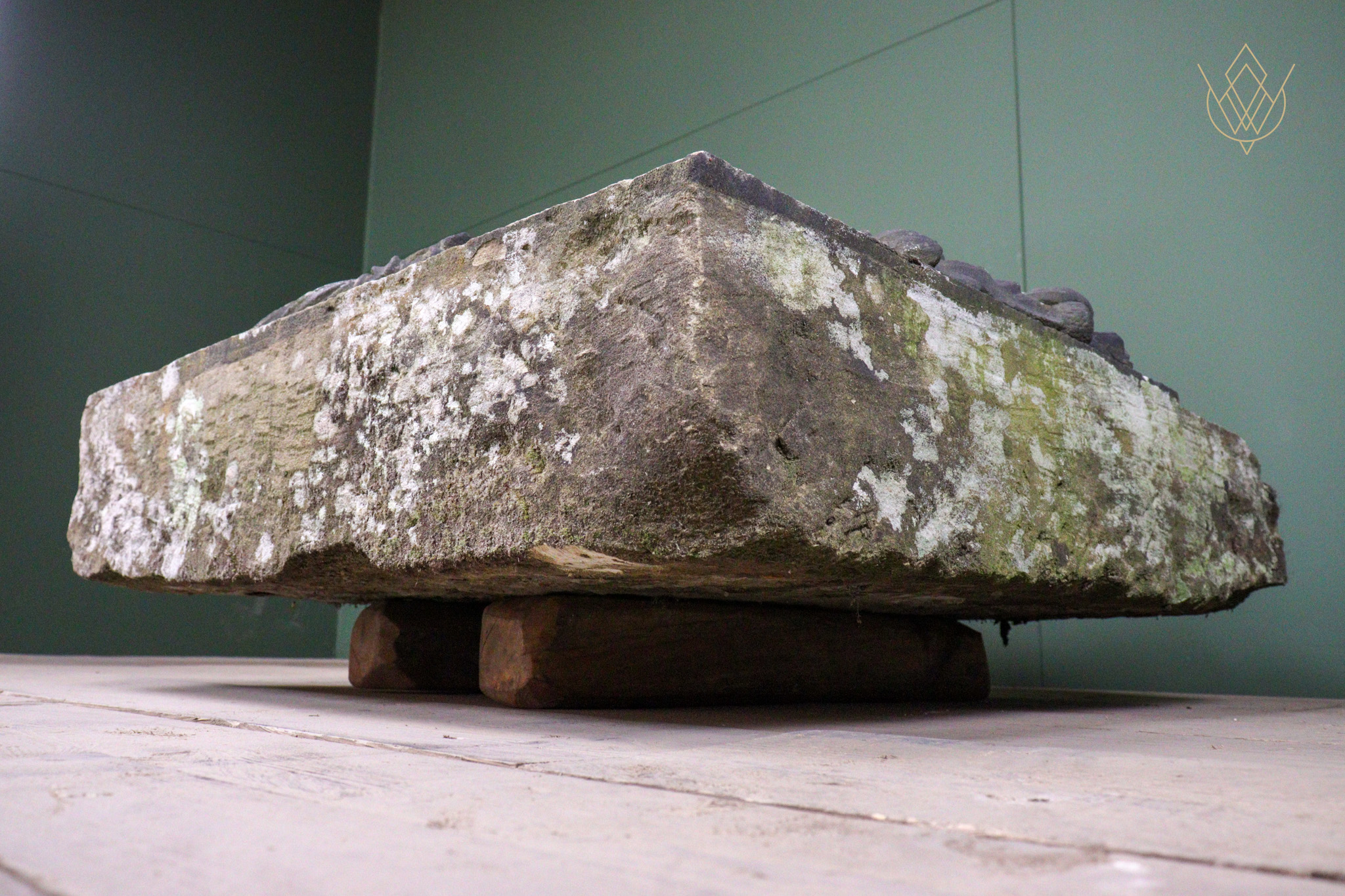 Extremely Ornate 19th Century Large Sandstone Date Stone - WM12542 - Image 6