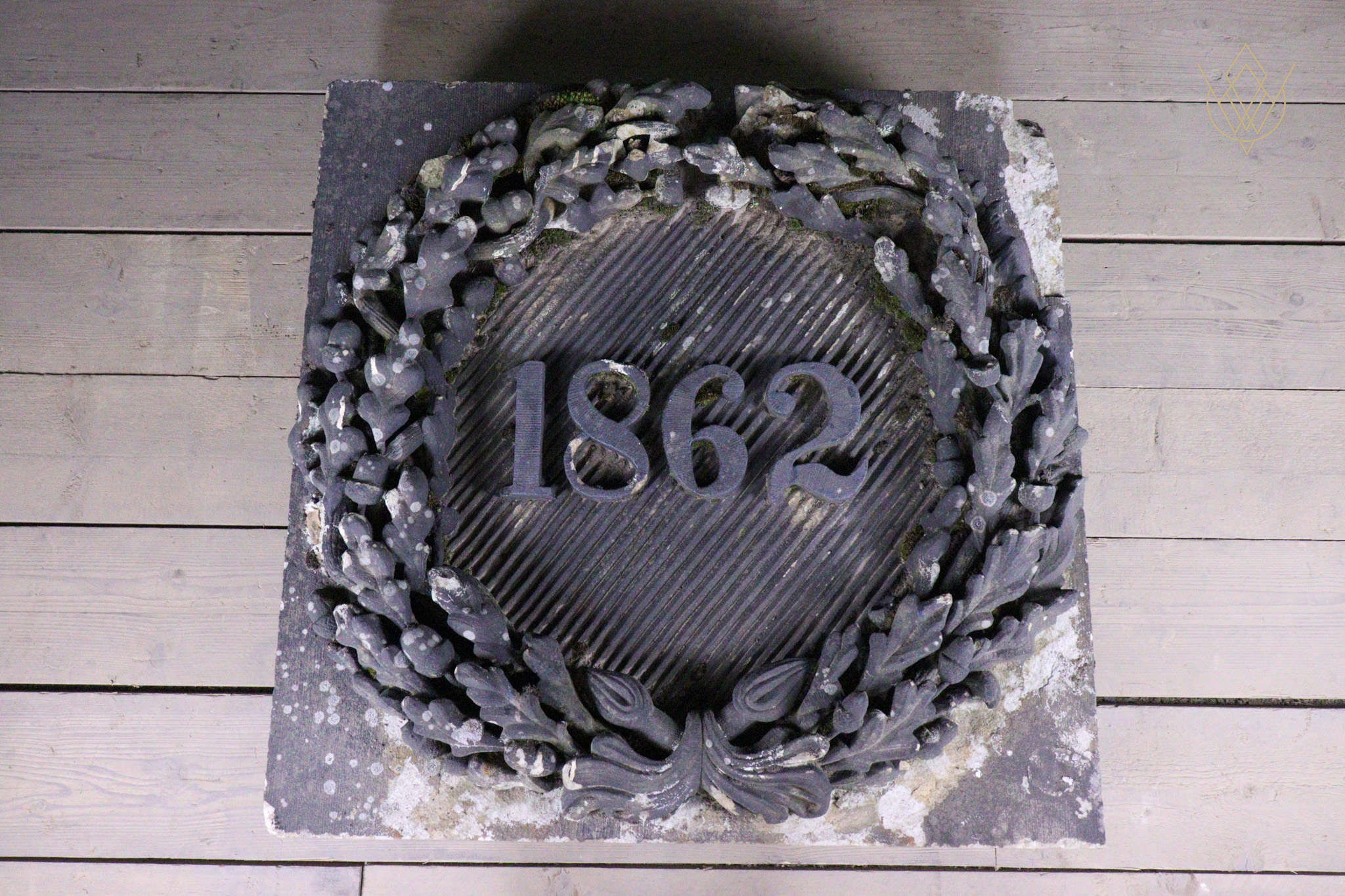 Extremely Ornate 19th Century Large Sandstone Date Stone - WM12542 - Image 13