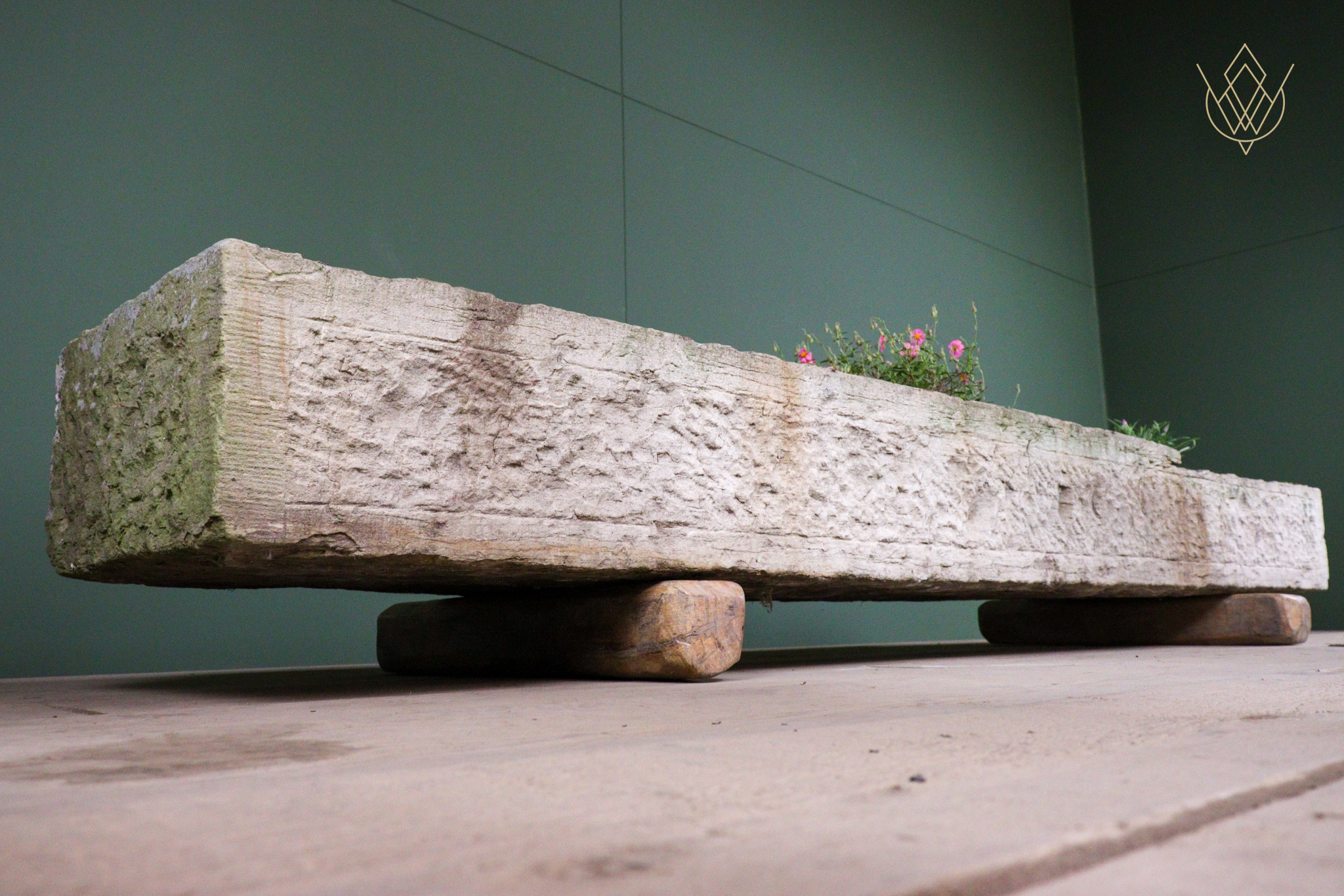 Large 18th Century Triple Section Sandstone Pig Trough/Stone Planter - WM12544 - Image 3