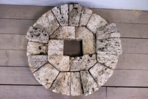 Large Segmented French Burr Stone Millstone/Mill Wheel - WM12496