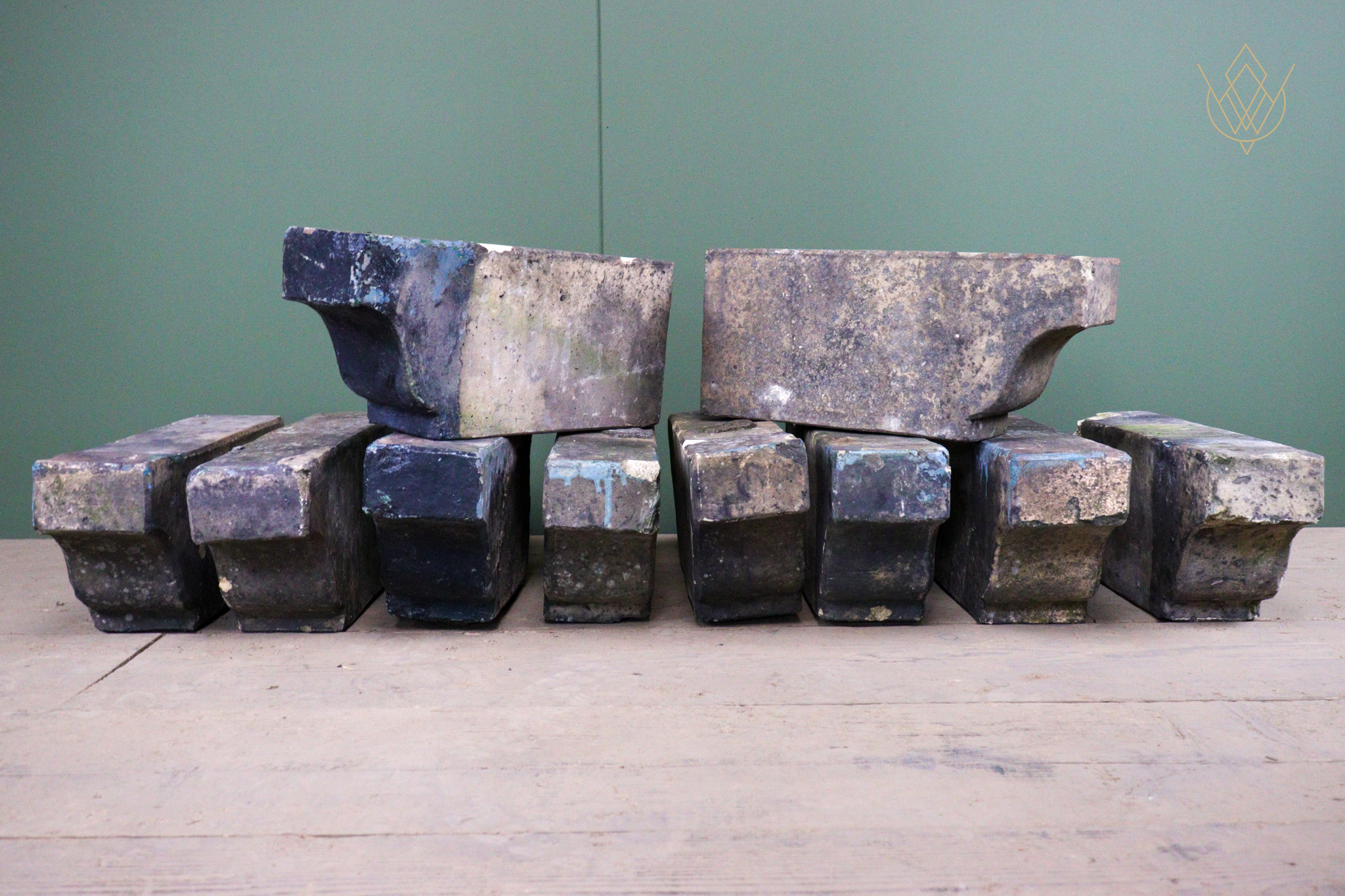 10x Victorian Buff Terracotta Corbels - WM12547 - Image 4