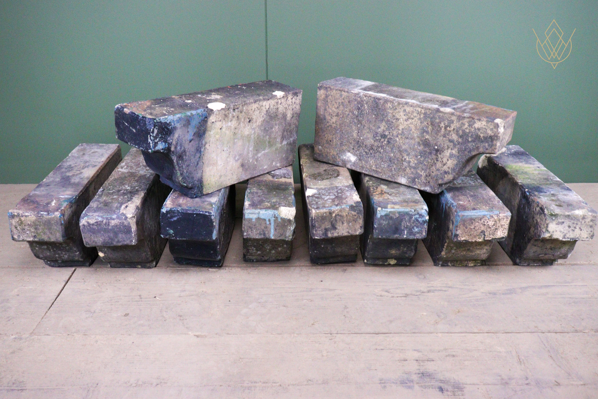 10x Victorian Buff Terracotta Corbels - WM12547 - Image 2