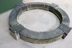 Large 19th Century Bullseye Stone Window Surround - WM12548