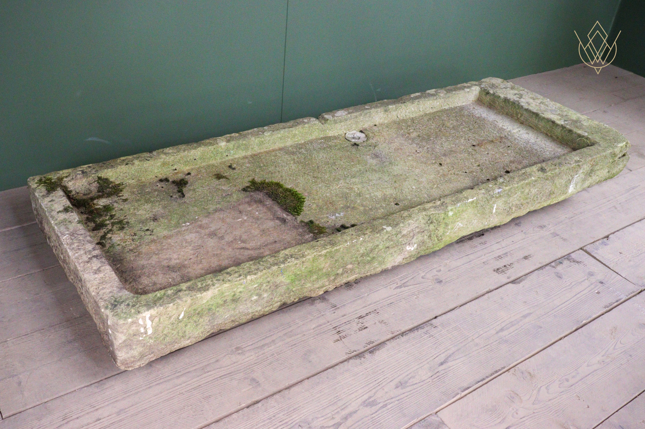 Large 1.8m Long 19th Century Stone Sink - WM12550 - Image 3