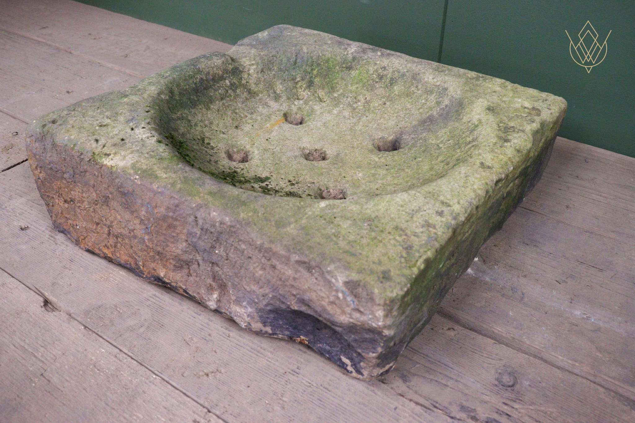Victorian Sandstone Stone Gully Top/Drain Cover - WM12552 - Image 4