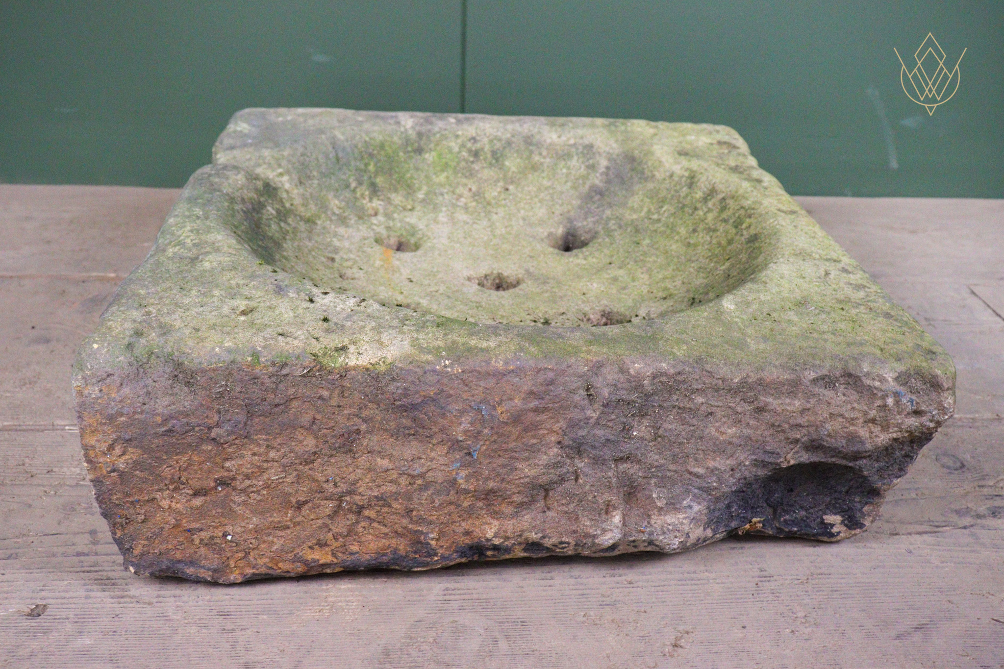 Victorian Sandstone Stone Gully Top/Drain Cover - WM12552 - Image 3