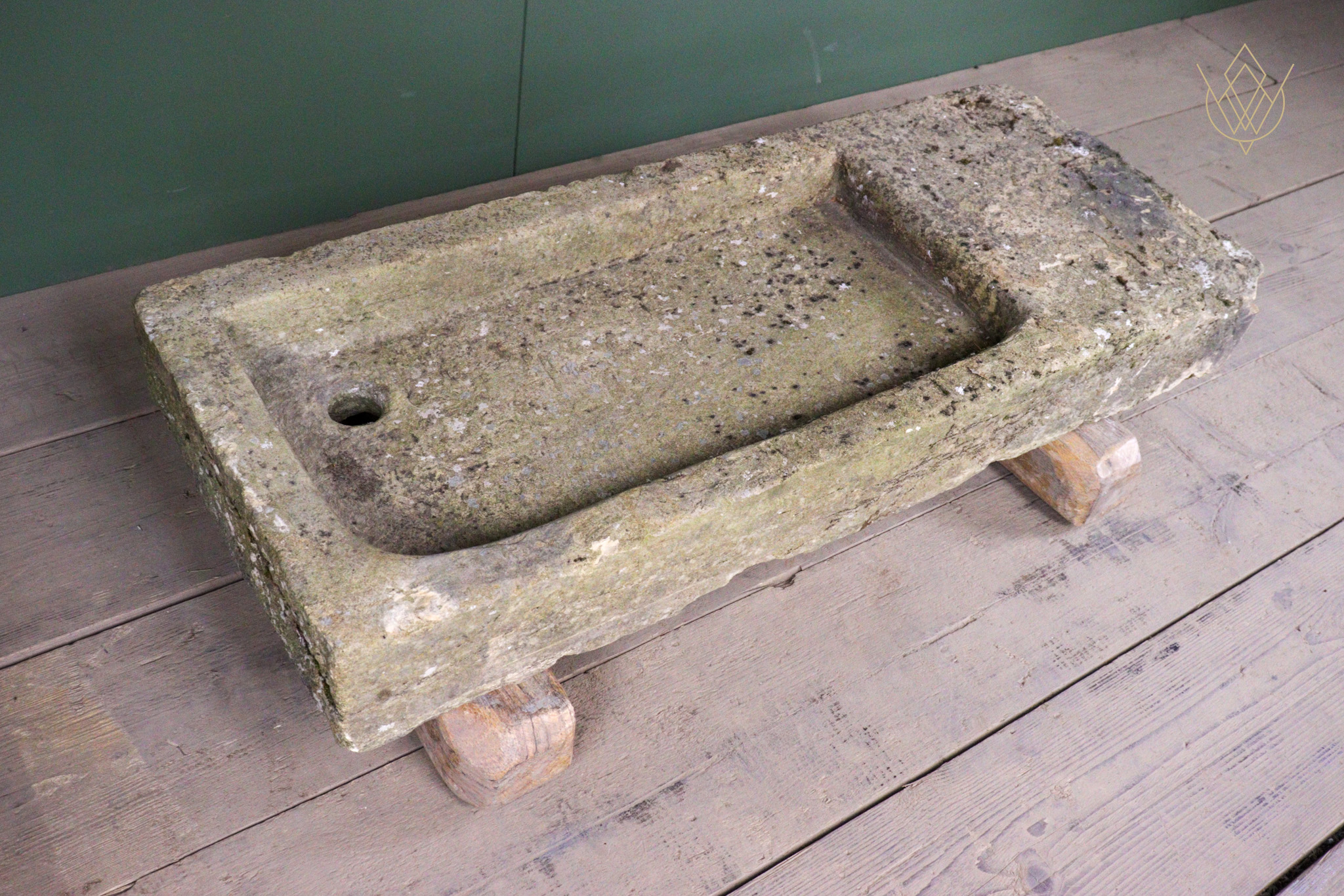 19th Century Sandstone Carved Stone Sink - WM12555
