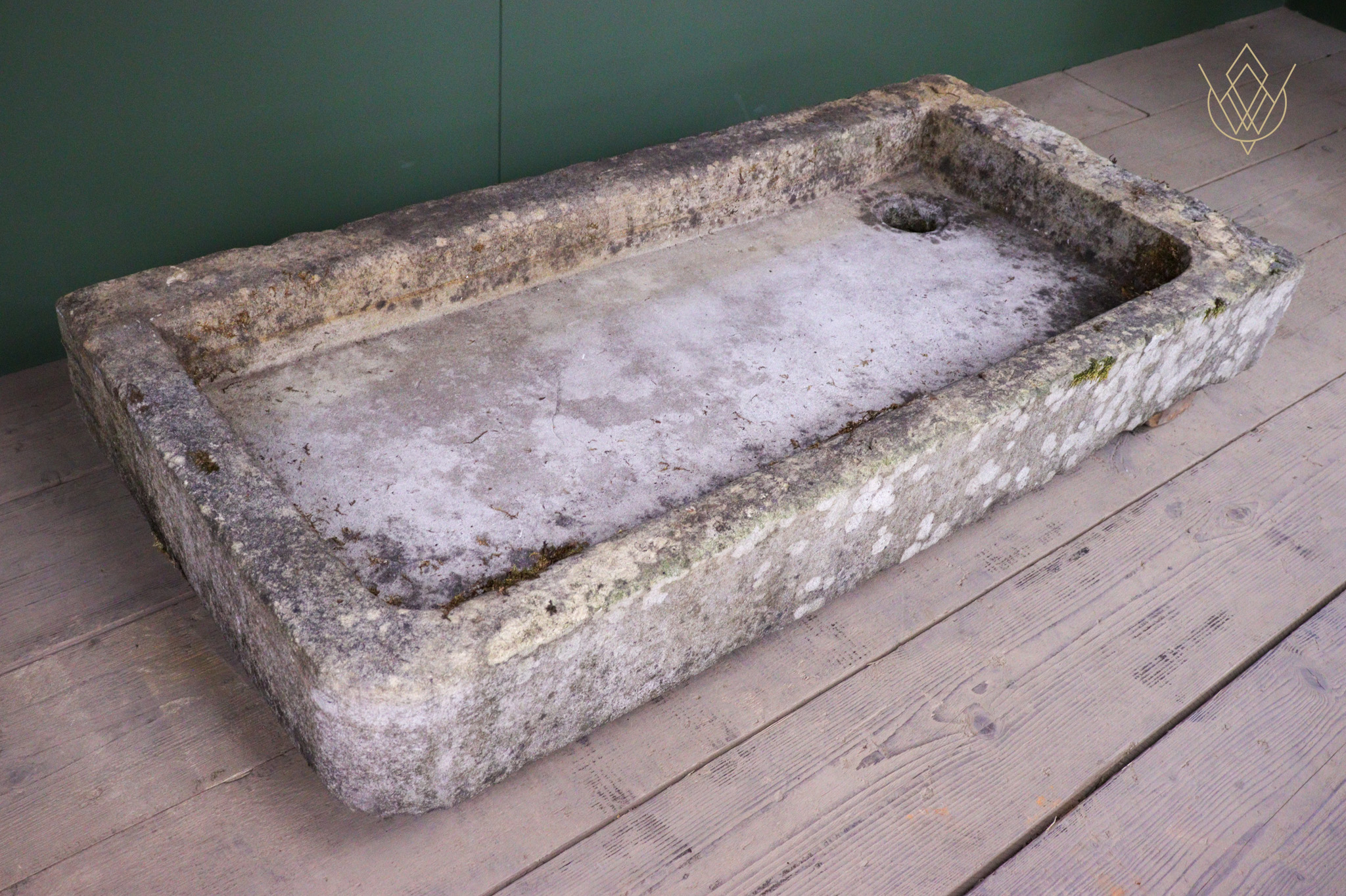 Large 19th Century Sandstone Carved Stone Sink - WM12556