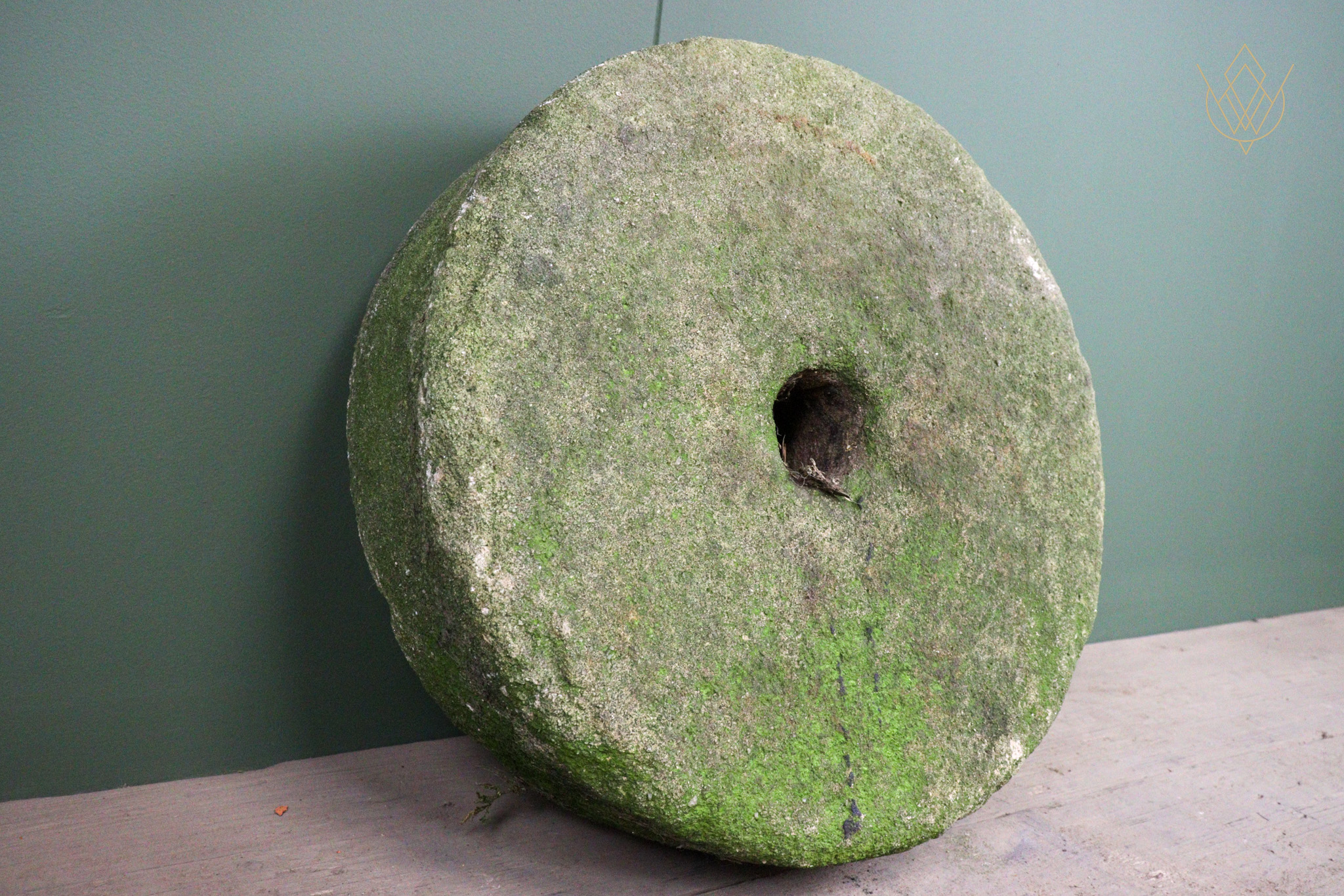 19th Century Gritstone Carved Stone Mill Wheel - WM12558 - Image 3