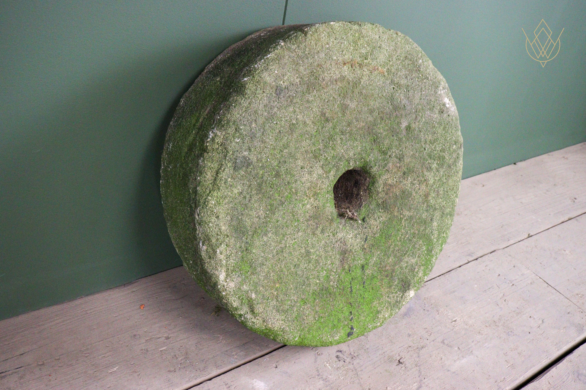 19th Century Gritstone Carved Stone Mill Wheel - WM12558 - Image 9