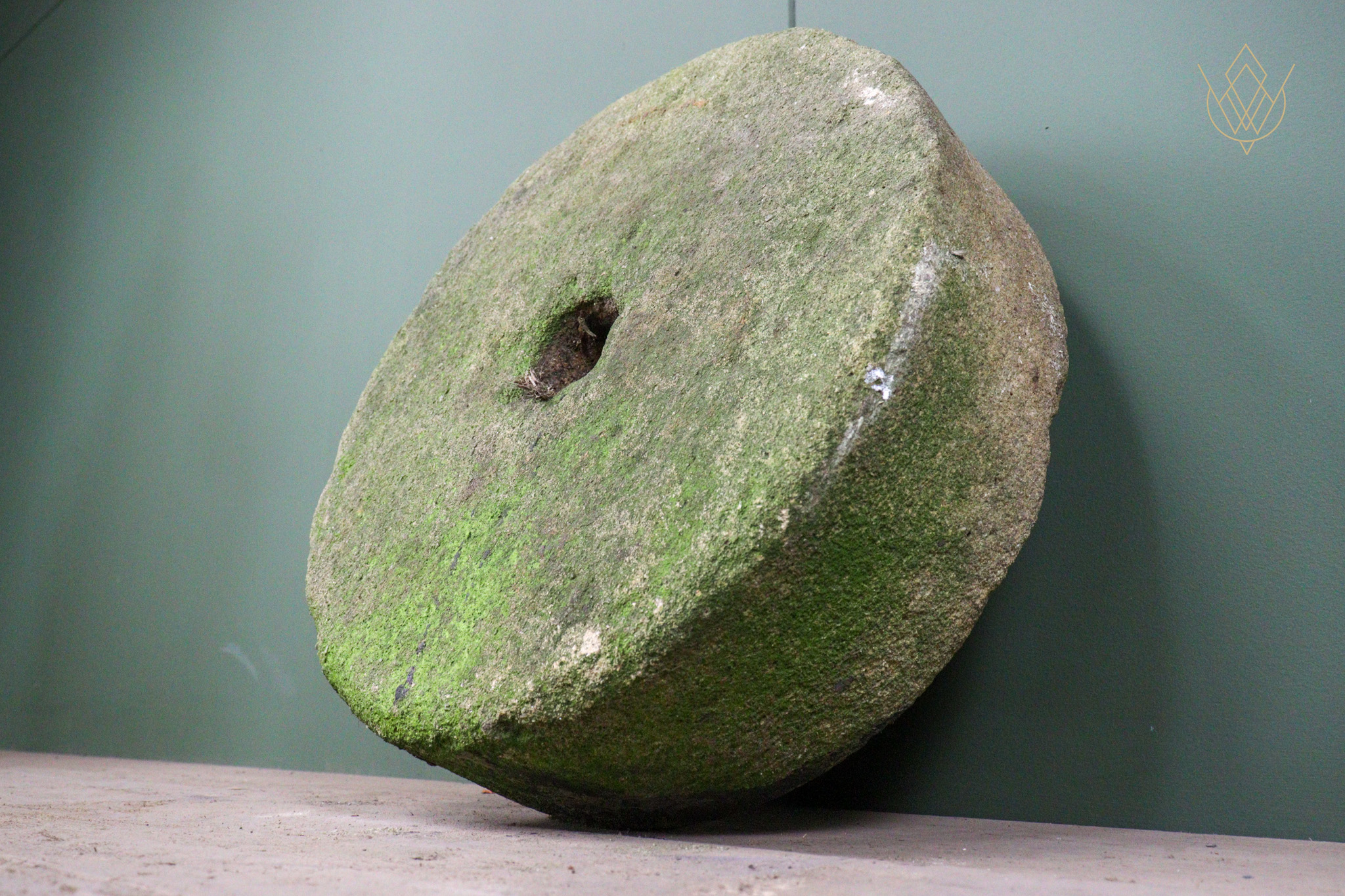 19th Century Gritstone Carved Stone Mill Wheel - WM12558 - Image 7