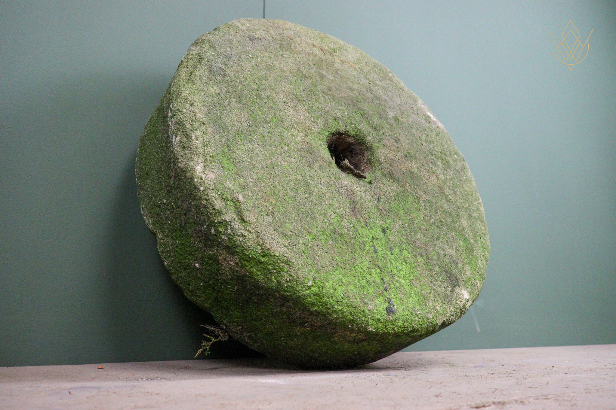 19th Century Gritstone Carved Stone Mill Wheel - WM12558 - Image 4