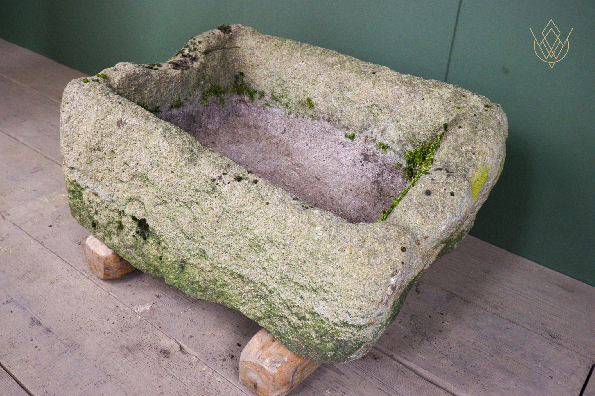18th Century Gritstone Water Trough/Stone Planter - WM12561