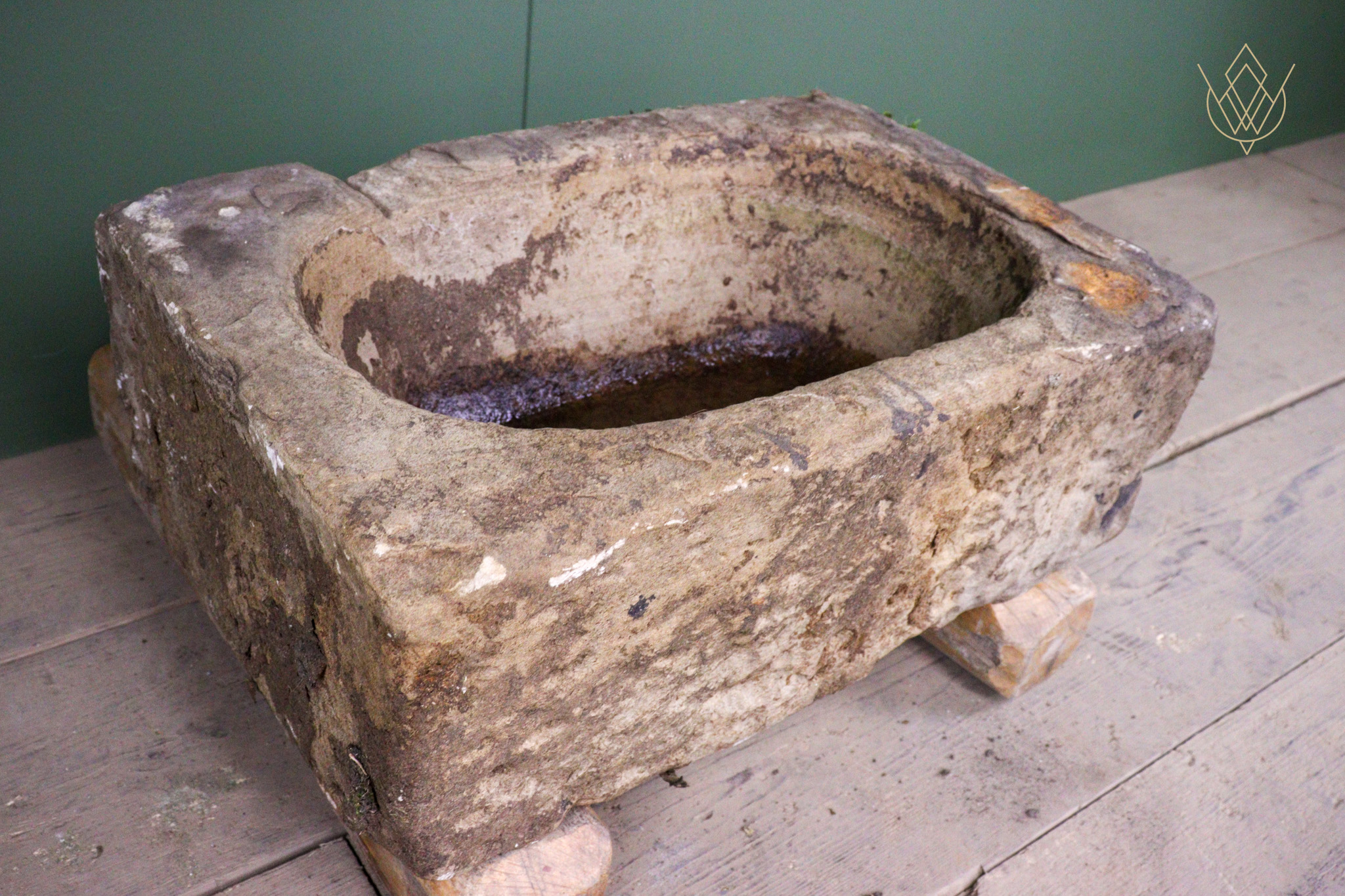 18th Century Sandstone Water Trough/Stone Planter - WM12562