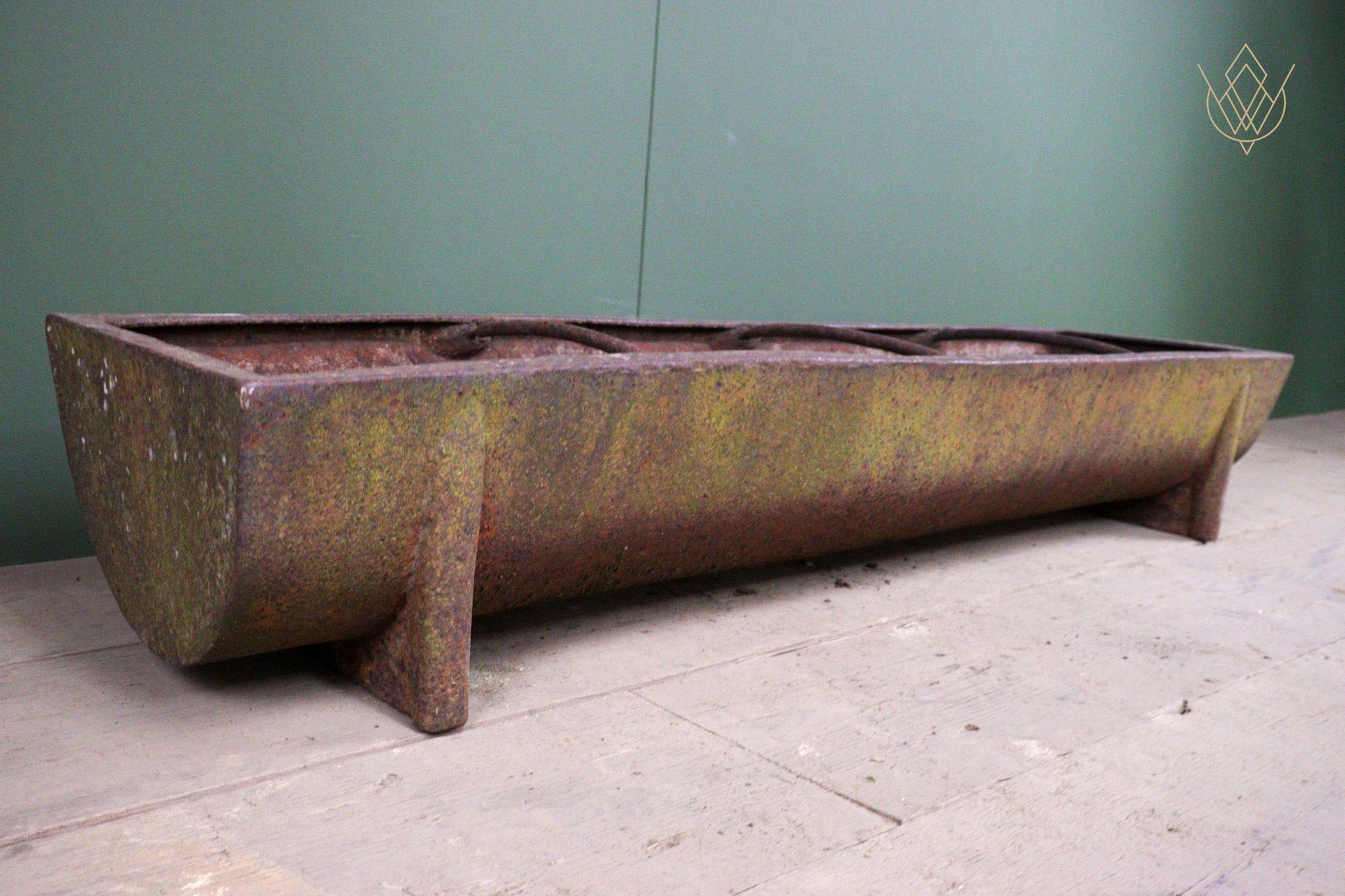Antique Cast Iron Pig Trough on Feet - WM12564 - Image 3