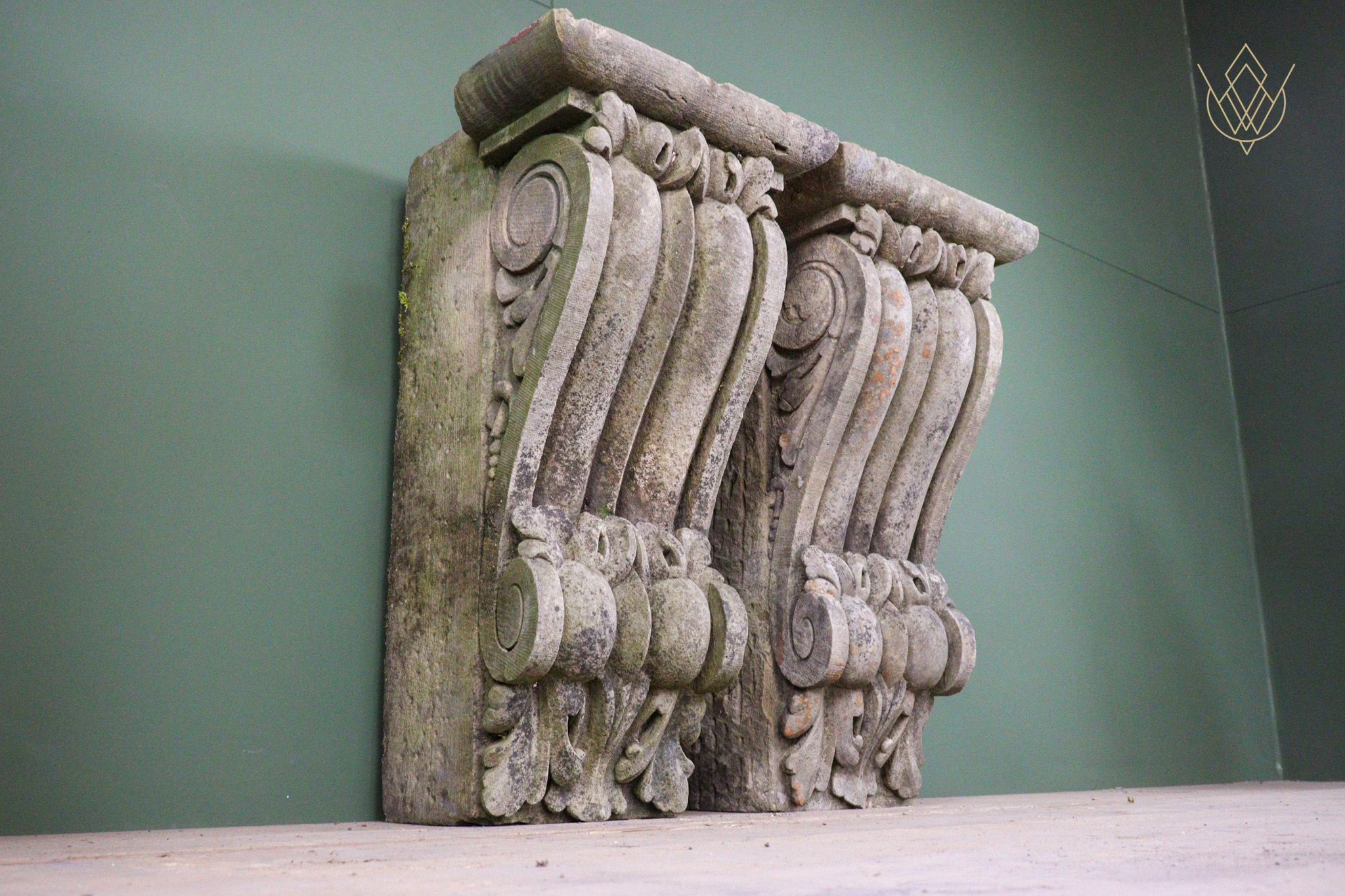 Large Pair of Ornate Victorian Carved Stone Sandstone Corbels - WM12566 - Image 8