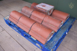10x Victorian Red Terracotta Coping Stones - WM12573