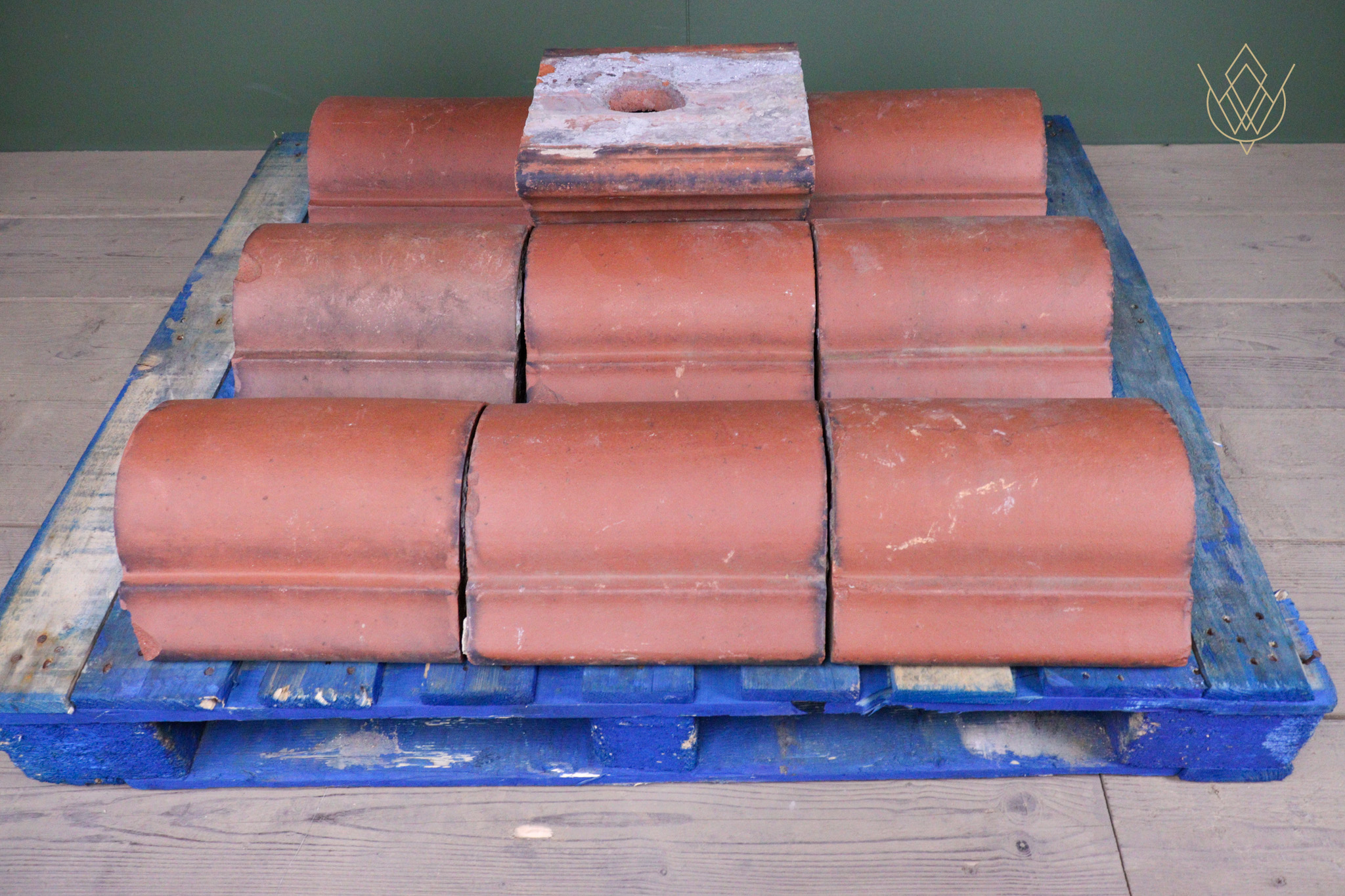 10x Victorian Red Terracotta Coping Stones - WM12573 - Image 7