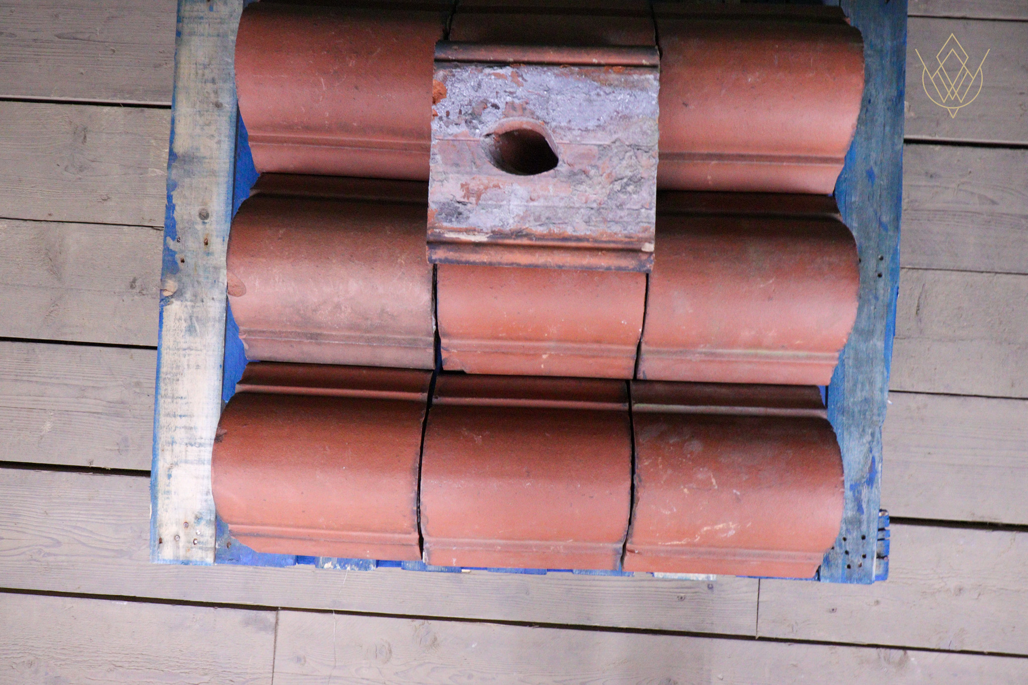 10x Victorian Red Terracotta Coping Stones - WM12573 - Image 5