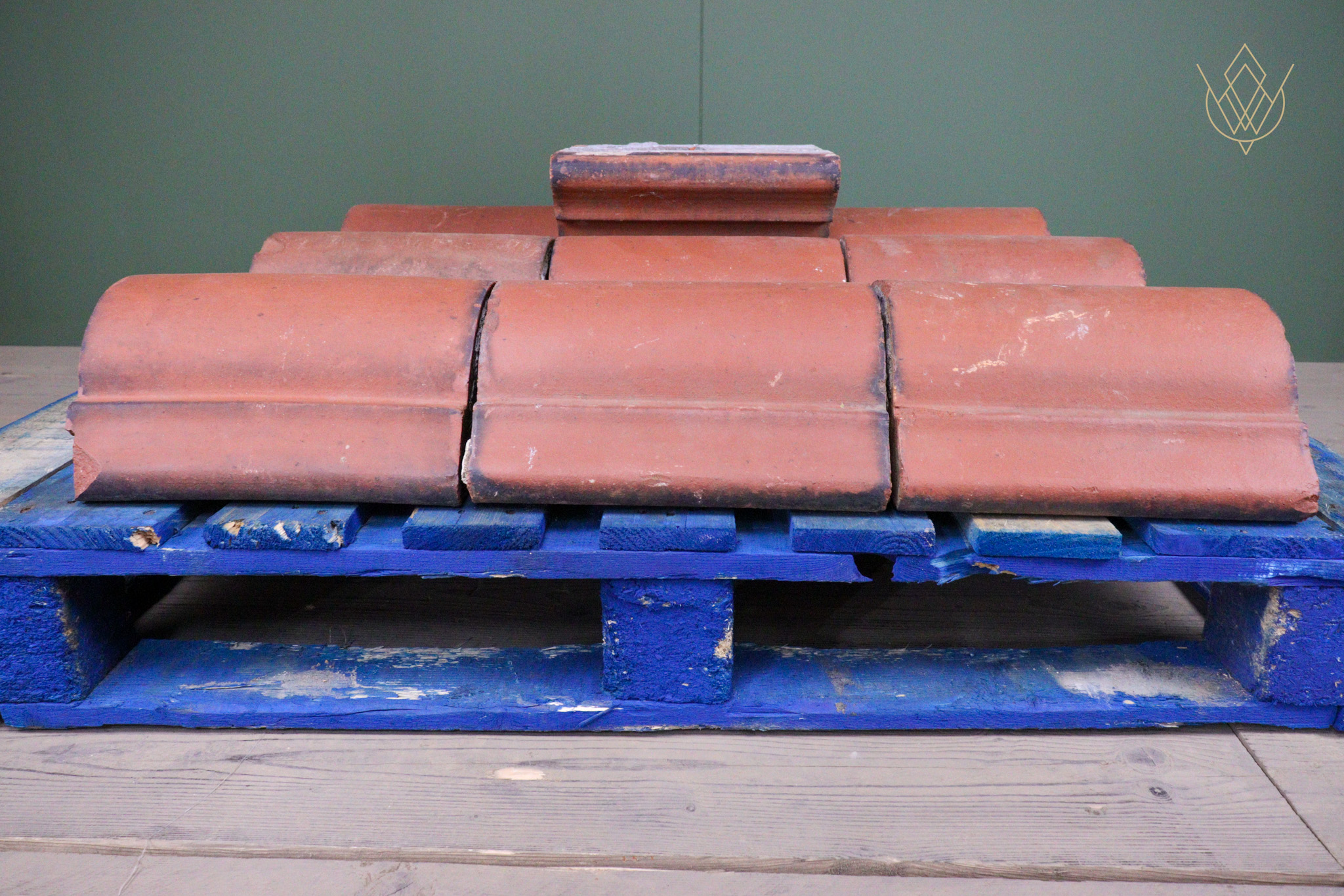 10x Victorian Red Terracotta Coping Stones - WM12573 - Image 3