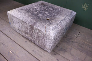 Large 19th Century White Granite Plinth - WM12574