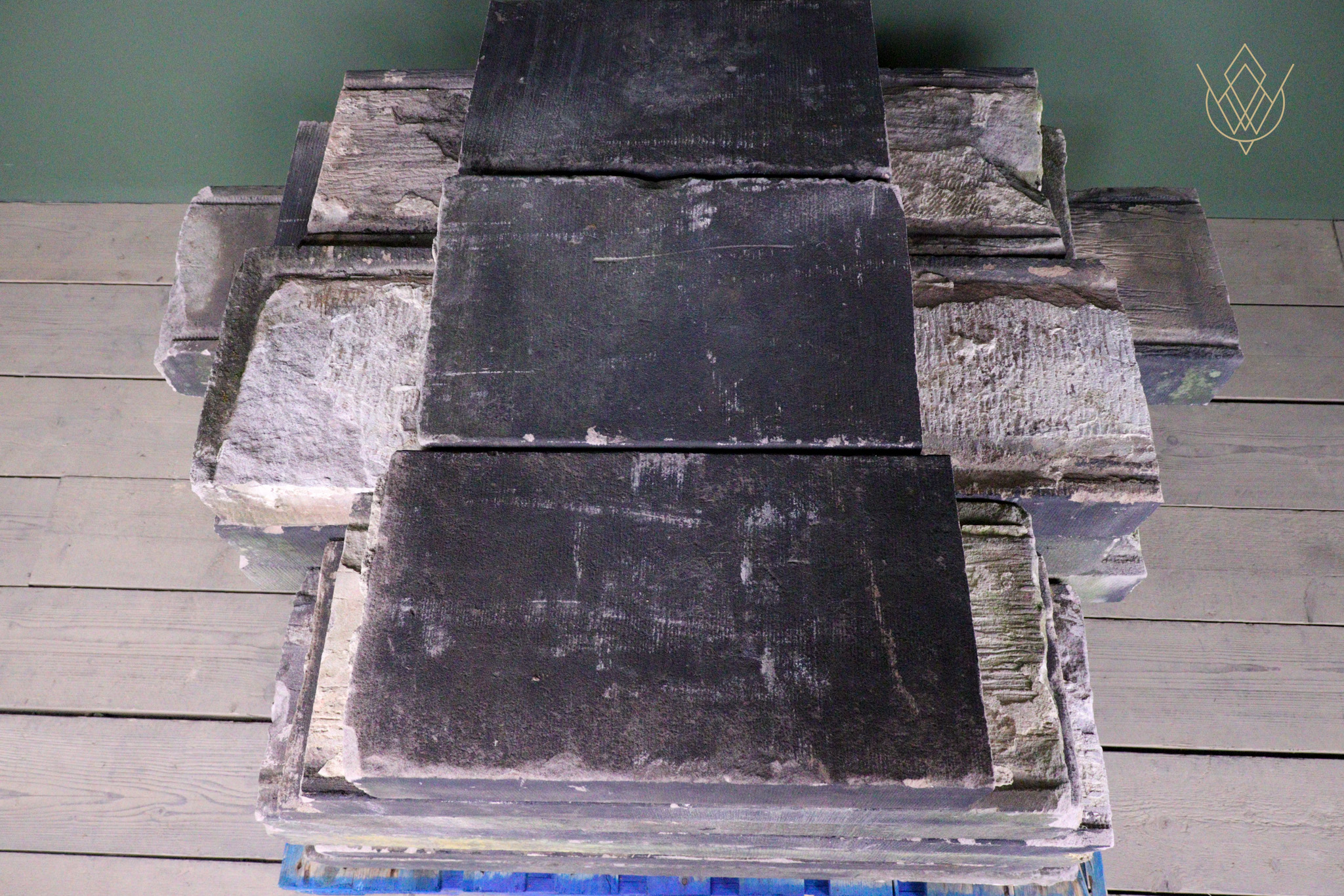 64.5ft - 12" Tapered Reclaimed Coping Stones - WM12575 - Image 7