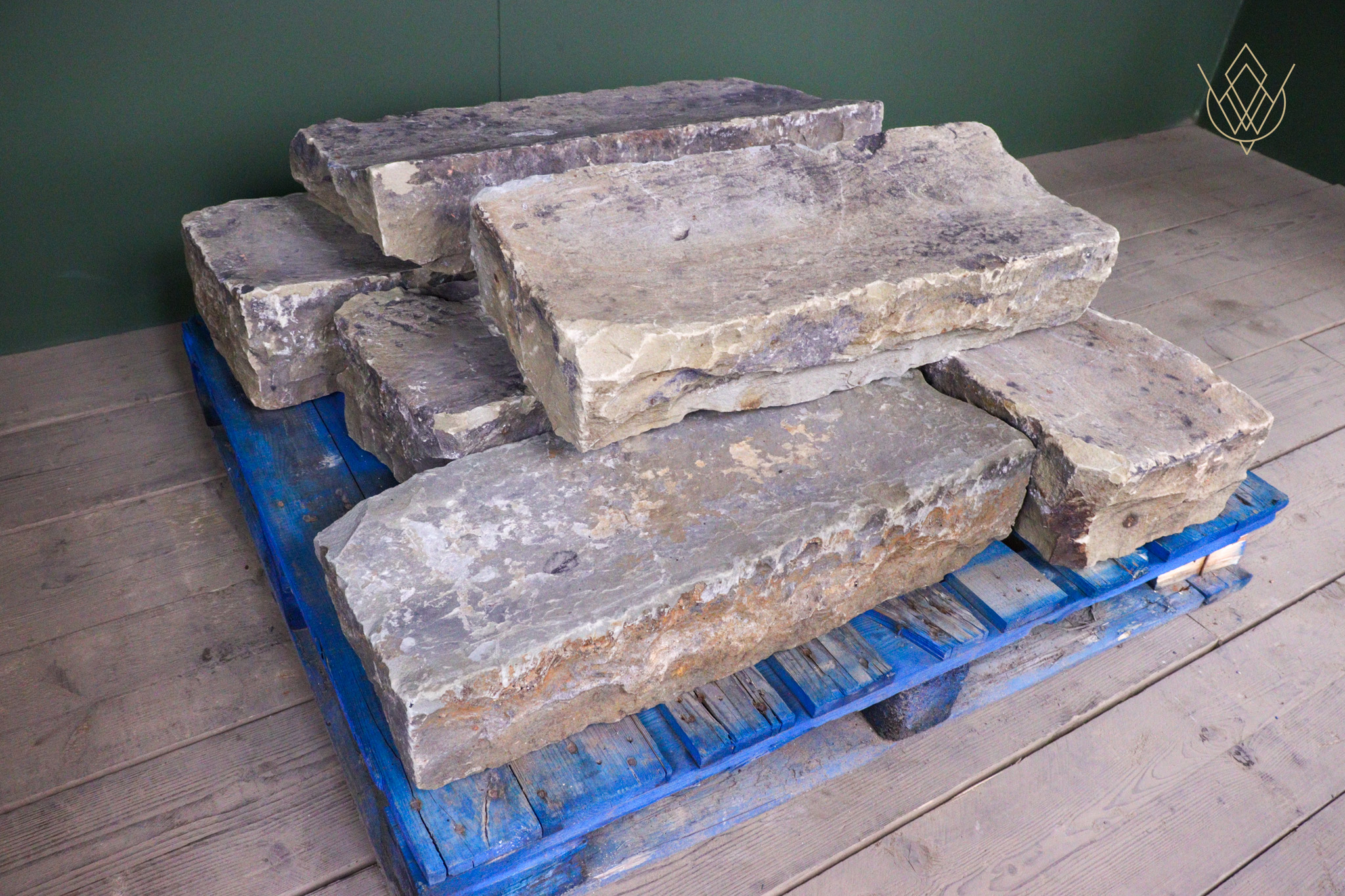 4.4m - Reclaimed York Stone Channel/Gullies - WM12578 - Image 8