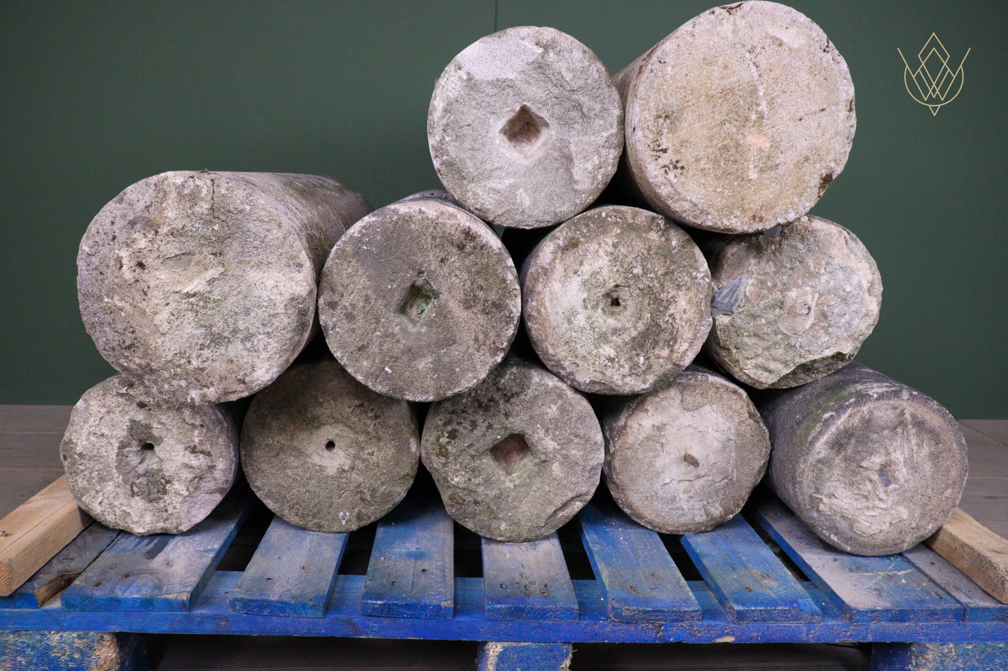 Reclaimed Sandstone Columns/Stone Rollers - WM12579 - Image 6