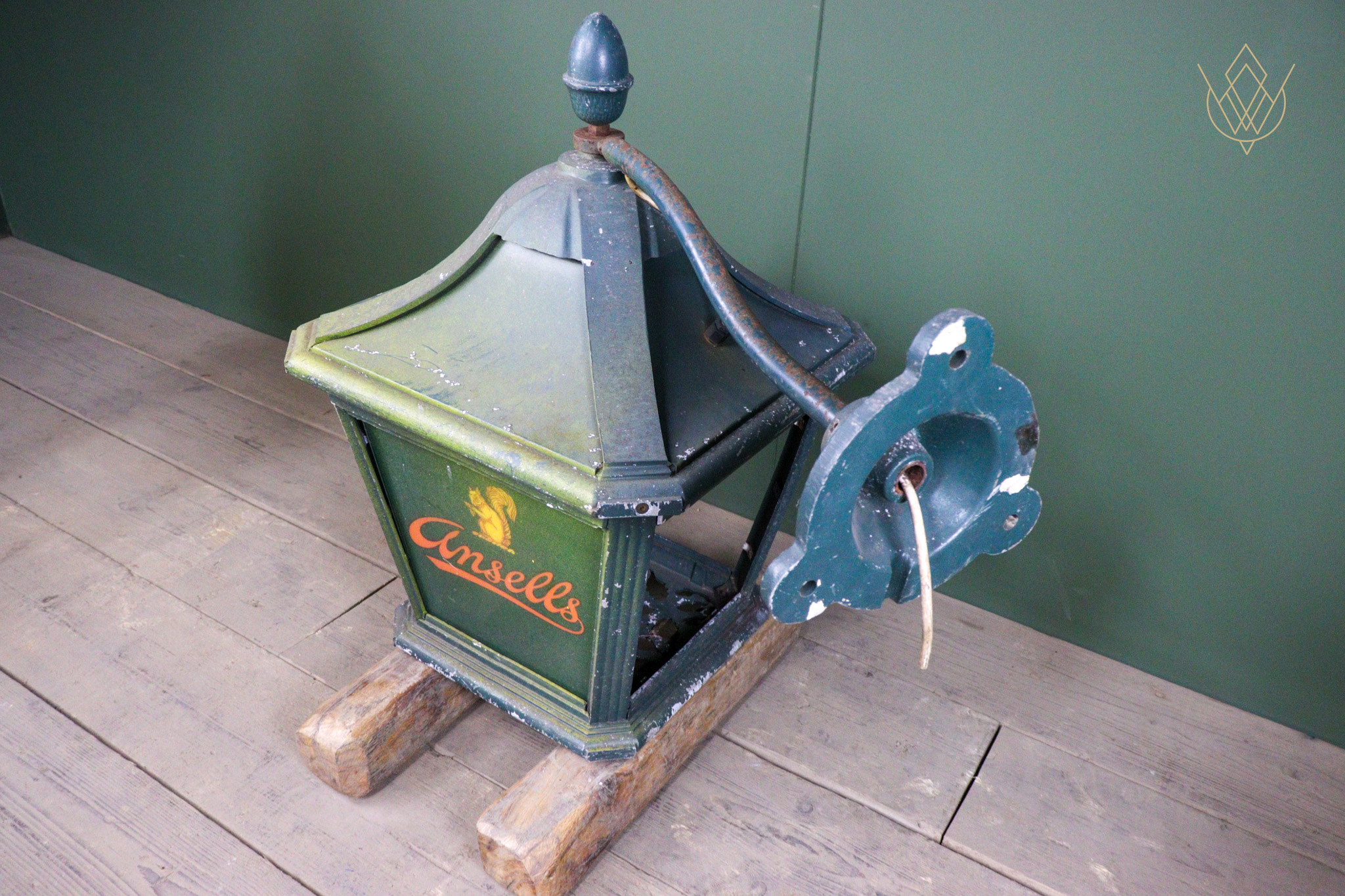 Large Wall Mounted Ansells Steel Lamp - WM12583 - Image 10