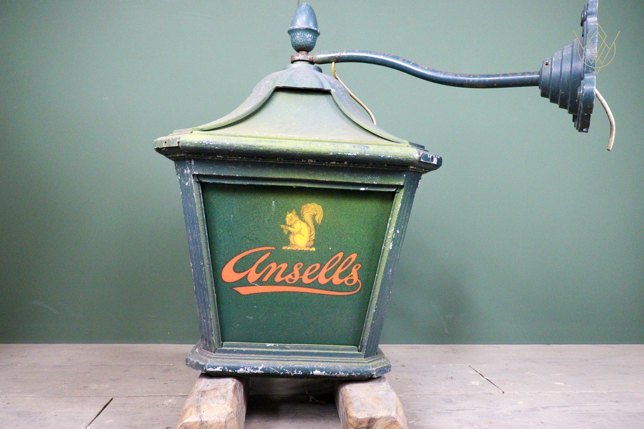 Large Wall Mounted Ansells Steel Lamp - WM12583 - Image 6