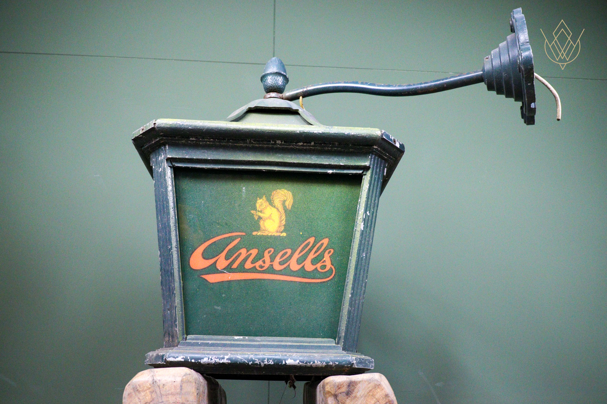 Large Wall Mounted Ansells Steel Lamp - WM12583 - Image 5