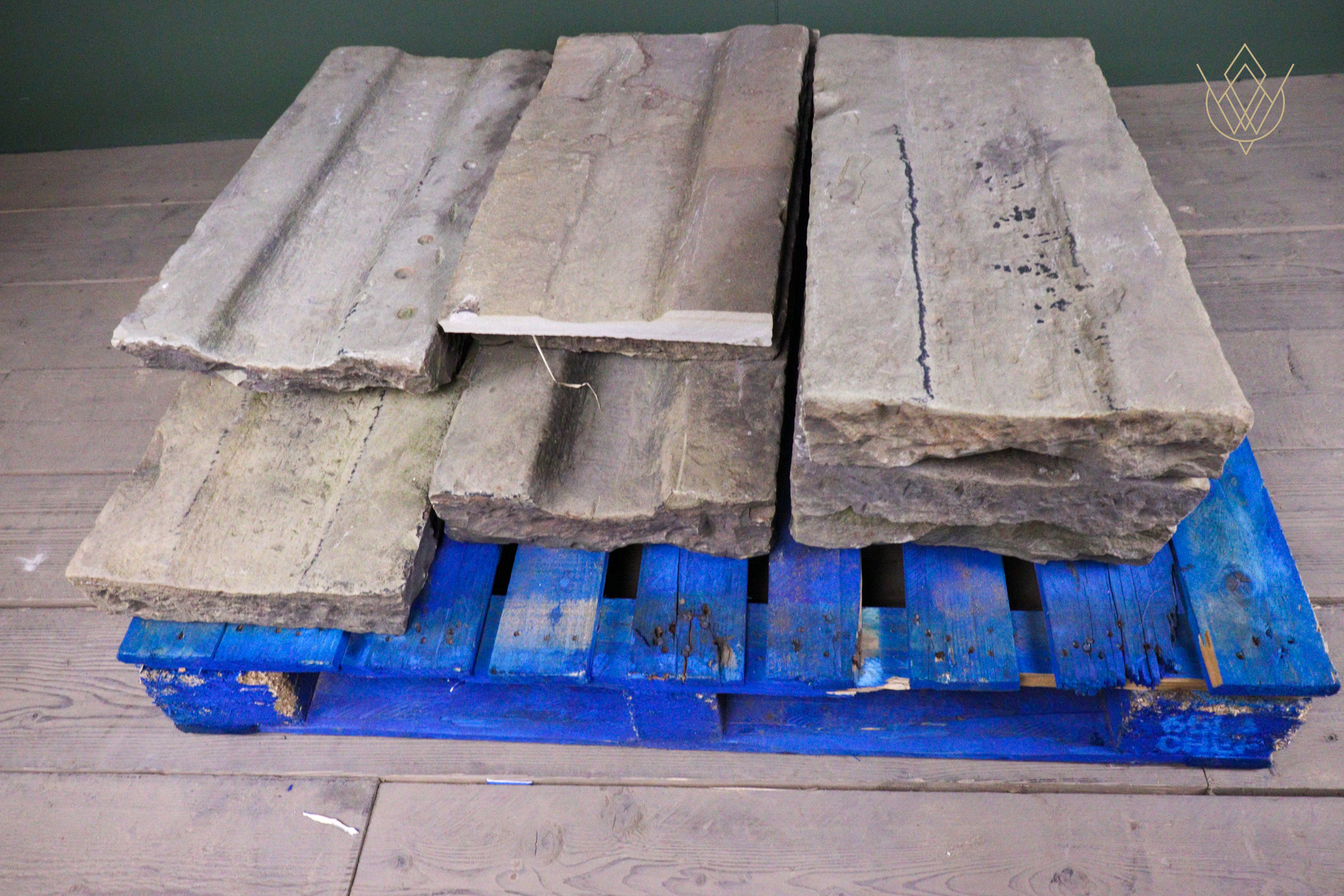 6m - 14" Wide Reclaimed York Stone Channel - WM12586 - Image 8