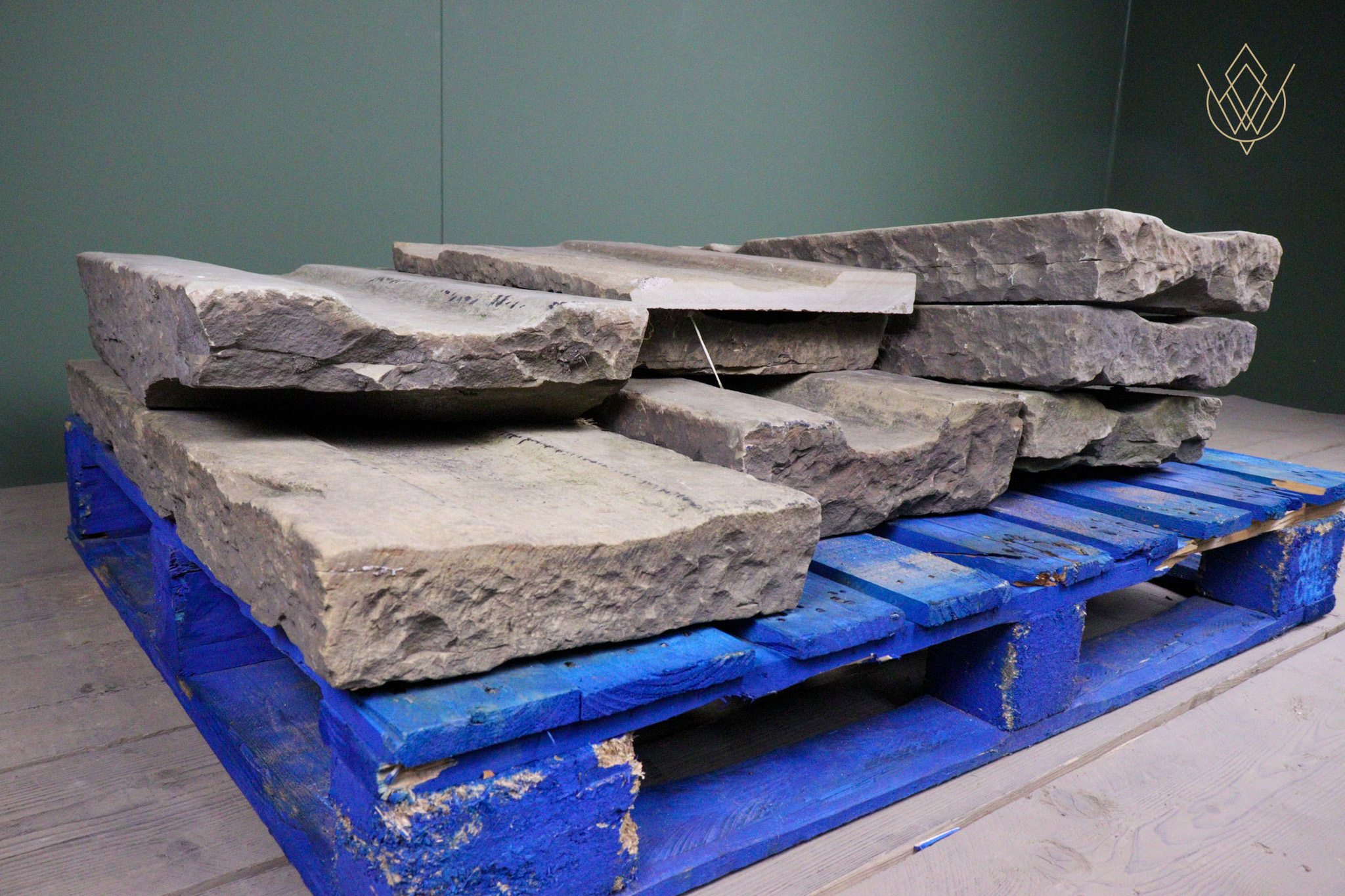 6m - 14" Wide Reclaimed York Stone Channel - WM12586 - Image 4