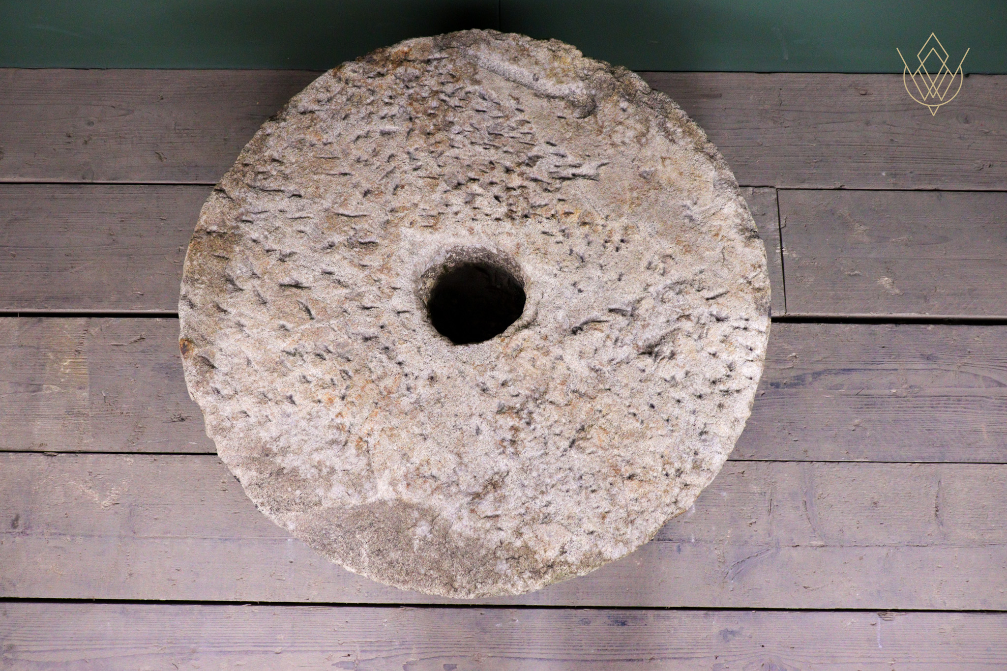 Large 19th Century Sandstone Mill Stone Wheel - WM12589 - Image 7