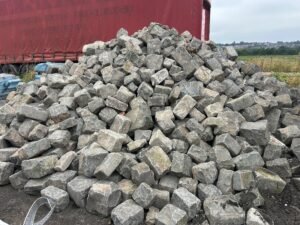 Large Granite & Basalt Setts/Cobbles - WM12613