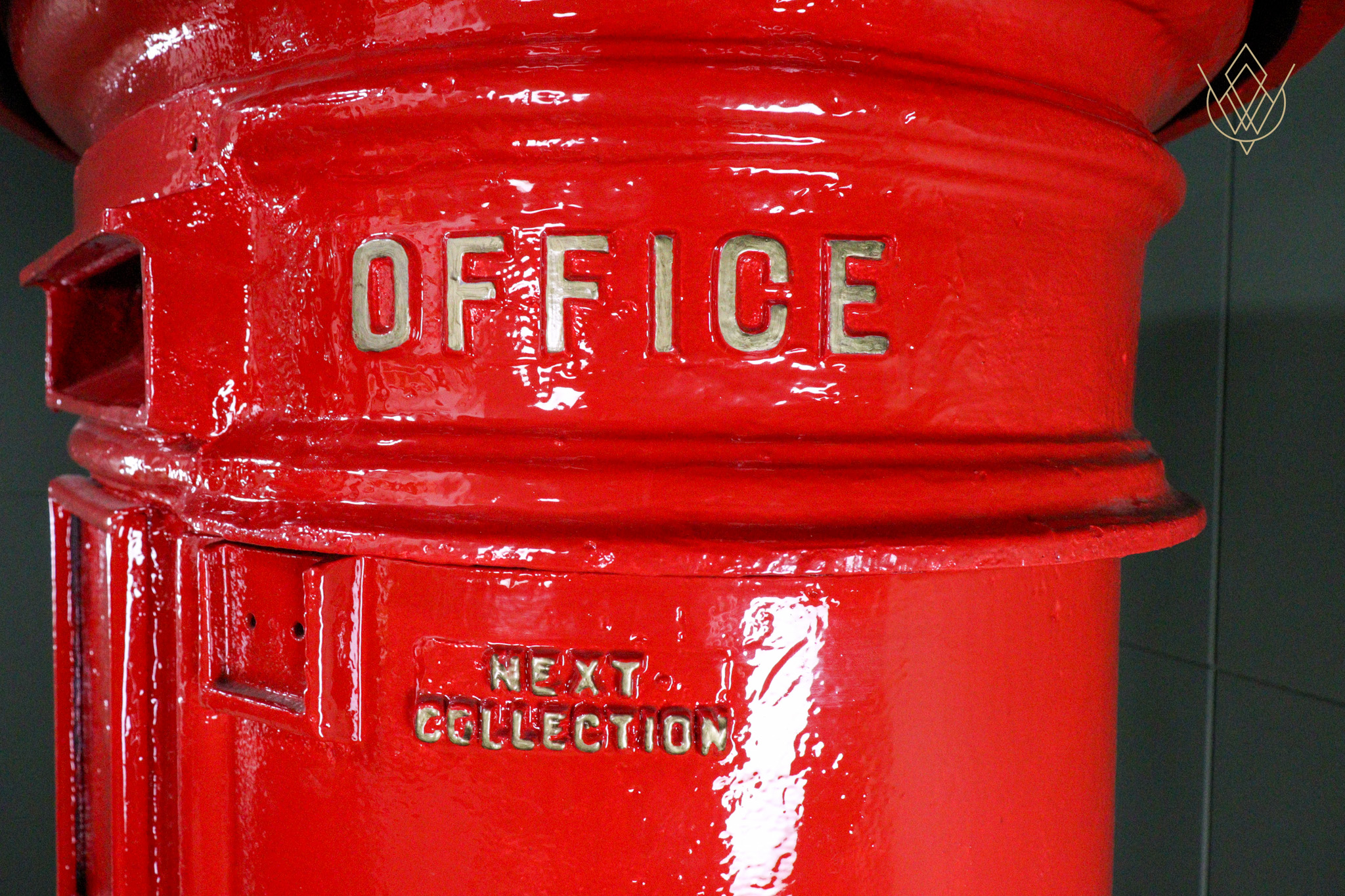 Original Post Office ER II Double Cast Iron Pillar Box - WM12591 - Image 3