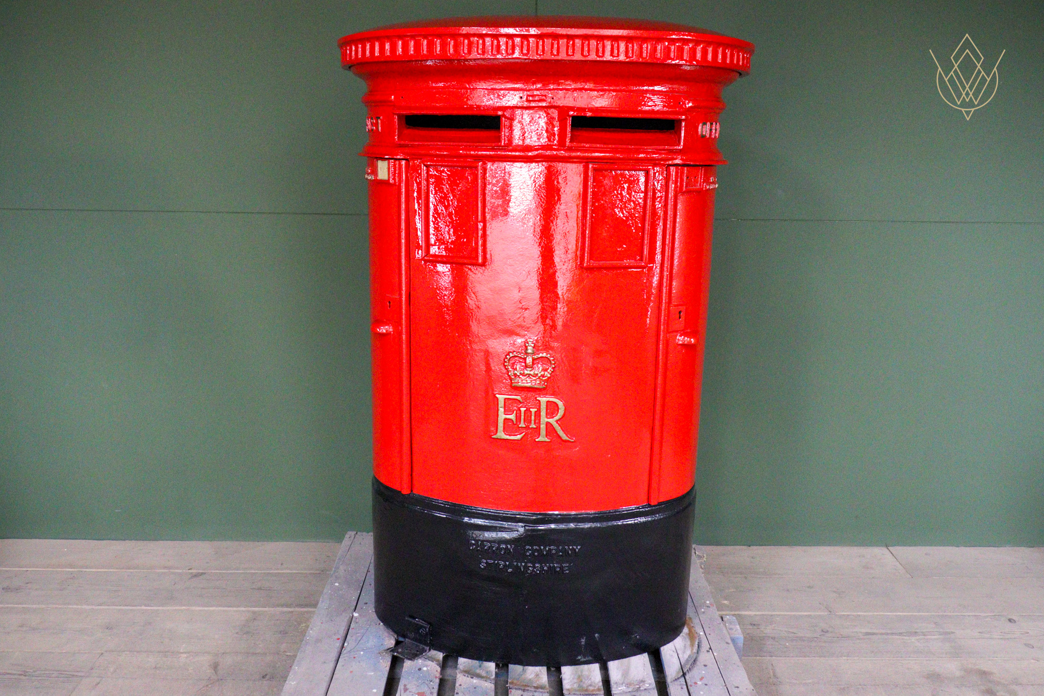 Original Post Office ER II Double Cast Iron Pillar Box - WM12591 - Image 19