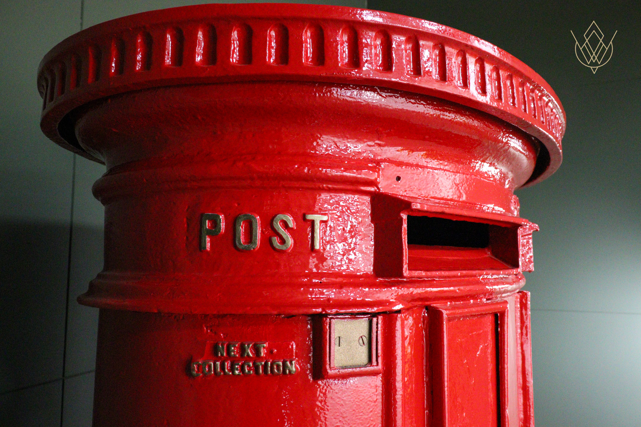 Original Post Office ER II Double Cast Iron Pillar Box - WM12591 - Image 15