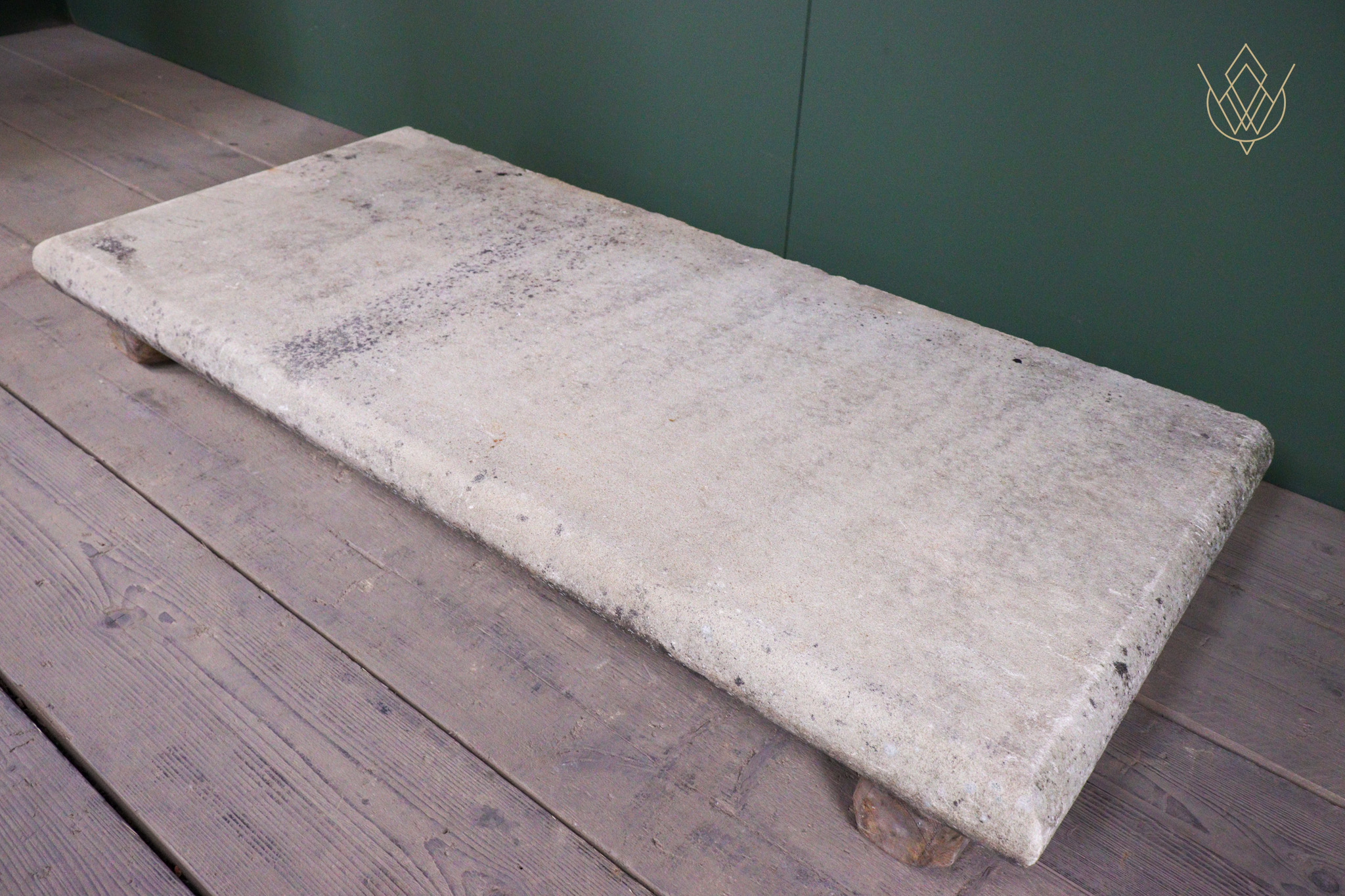 Large York Stone Bull Nosed Entrance Step/Flag - WM12605 - Image 8