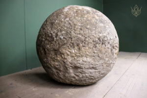24" Diameter 19th Century Sandstone Ball Finial - WM12609